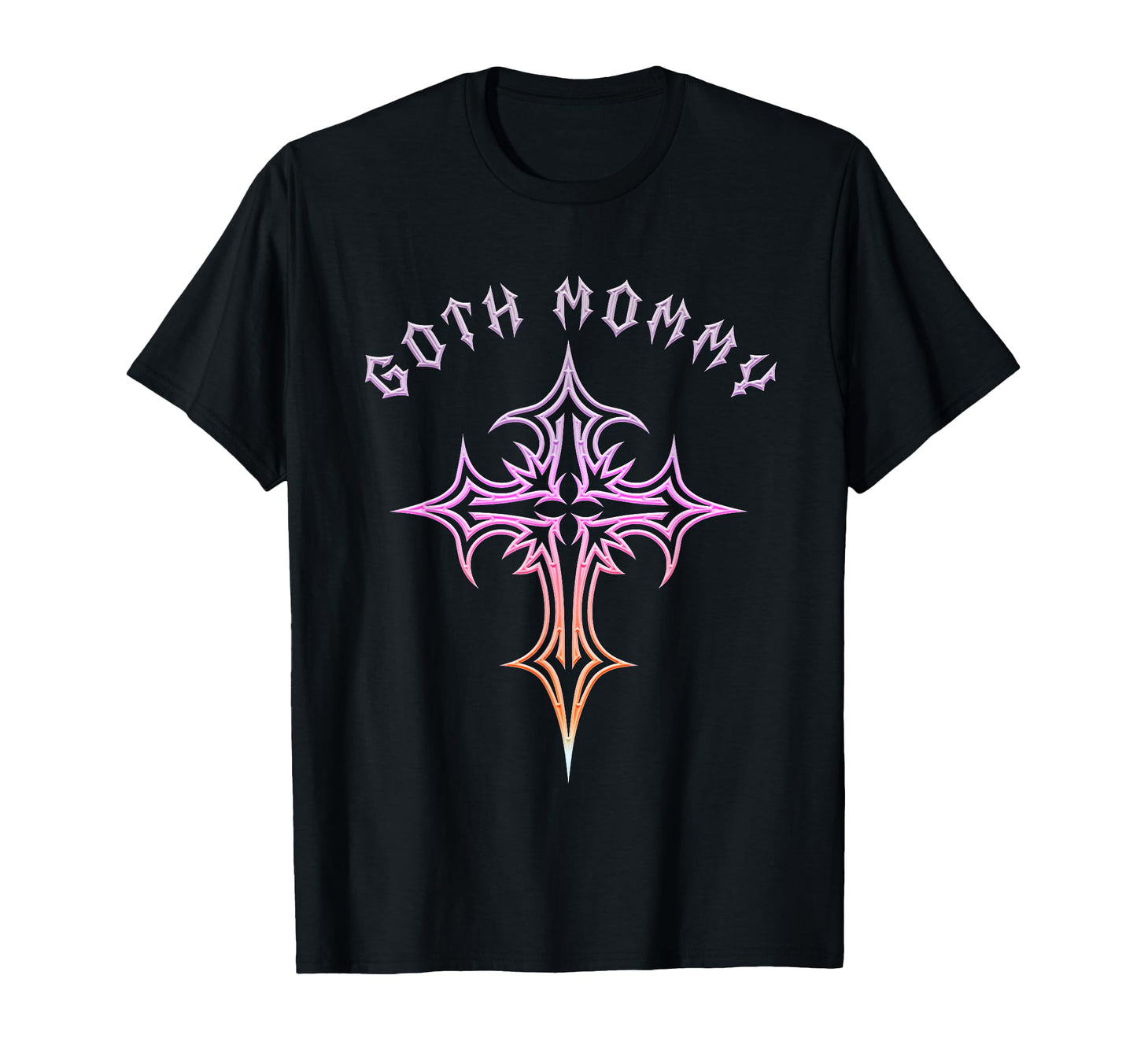 Goth Mommy Gothic Cross Y2K Aesthetic T-Shirt - Novelty Apparel for Adults - T-Shirt, Sweatshirt, Hoodie