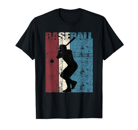 Baseball Baseball Player Distressed T-Shirt - Casual Everyday Wear Unisex - T-Shirt, Sweatshirt, Hoodie