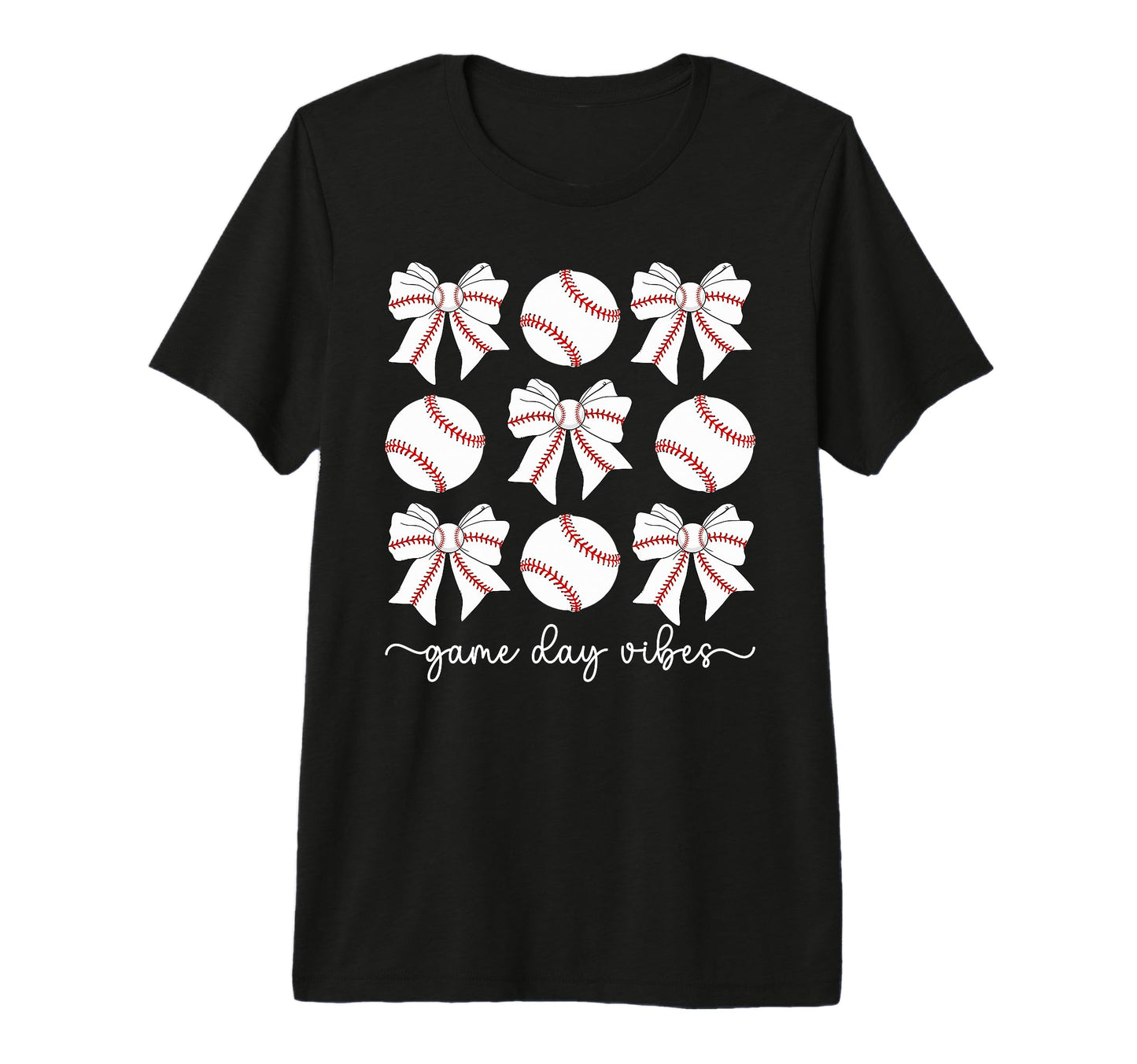 Game Day Vibes Baseball Game Day T-Shirt - Minimalist Print for Adults - T-Shirt, Sweatshirt, Hoodie