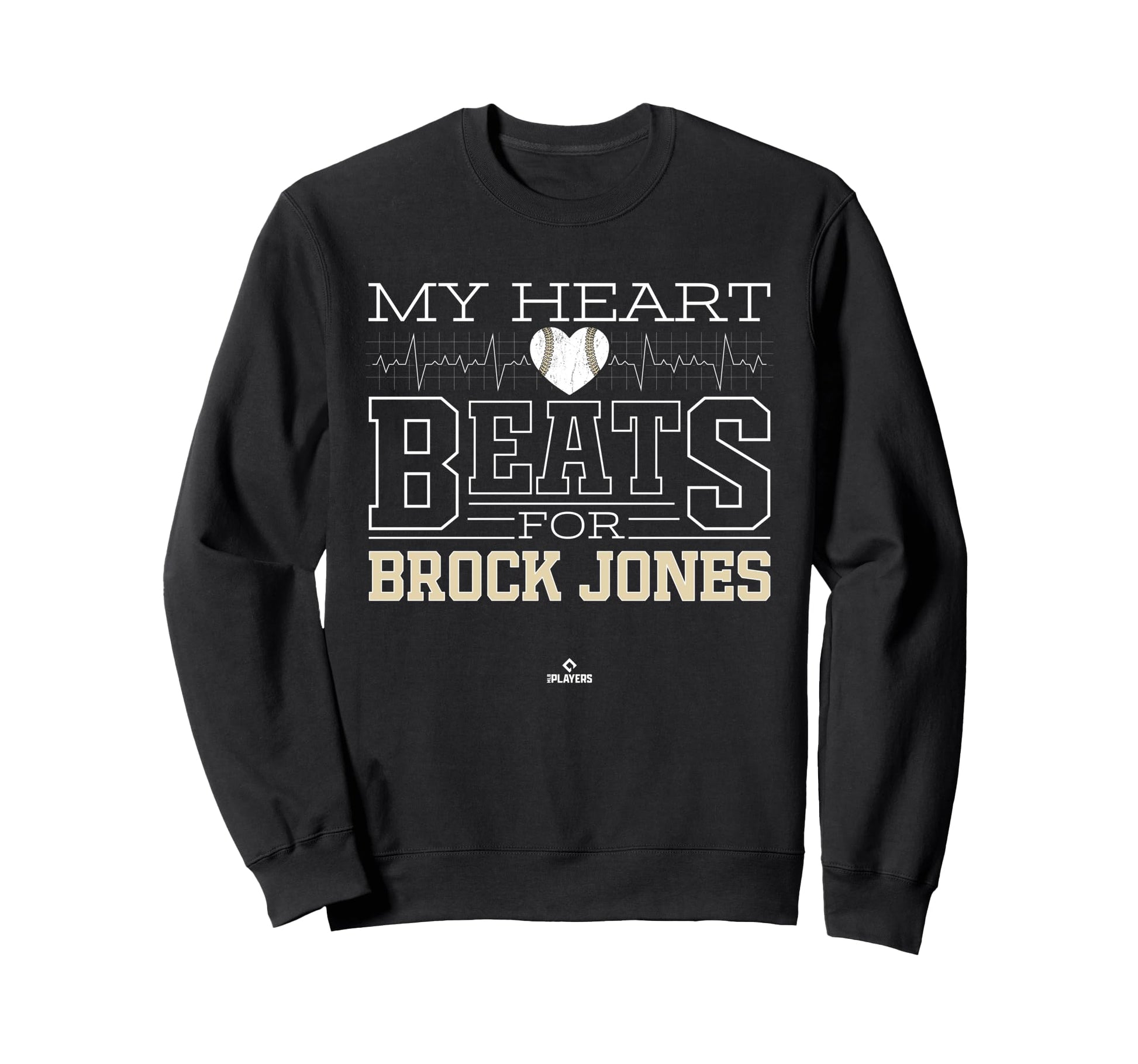 My Heart Beats Brock Jones Sweatshirt - Minimalist Print Men Women - T-Shirt, Sweatshirt, Hoodie