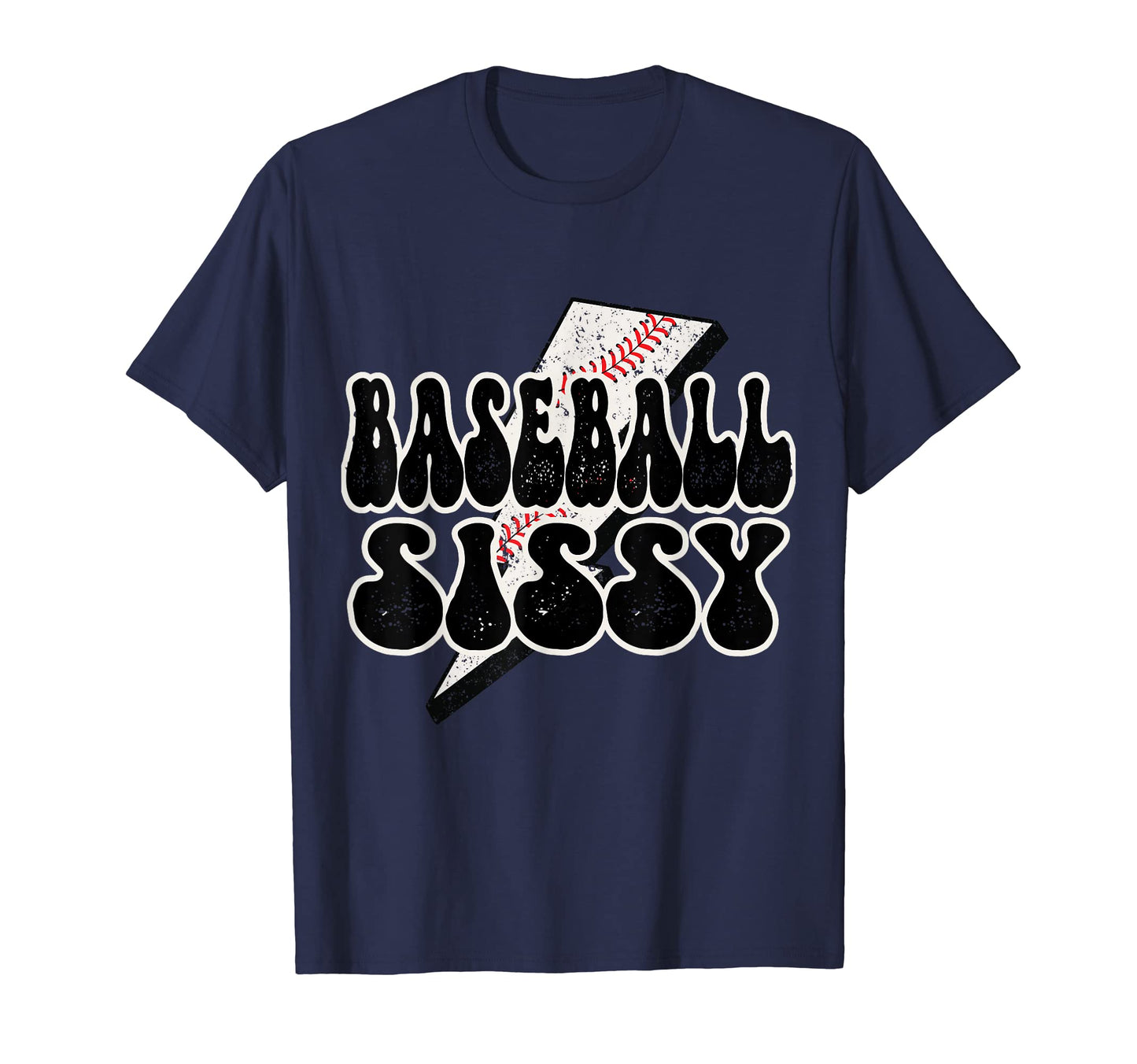Baseball Bonus Sister Trendy Lightning T-Shirt - Unique Graphic for Adults - T-Shirt, Sweatshirt, Hoodie