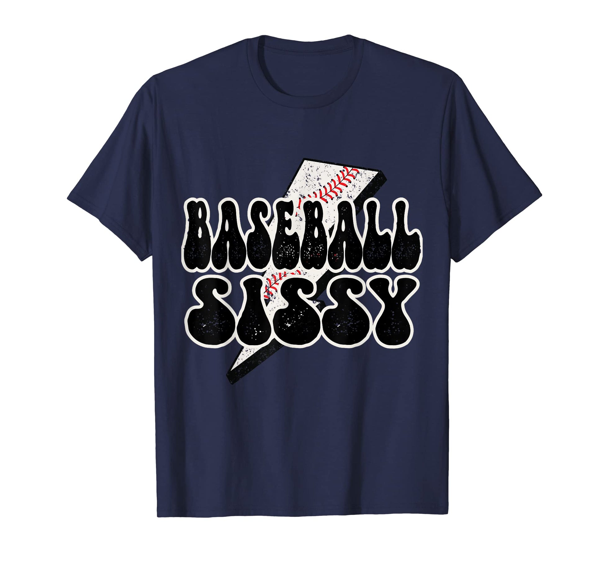 Baseball Bonus Sister Trendy Lightning T-Shirt - Unique Graphic for Adults - T-Shirt, Sweatshirt, Hoodie