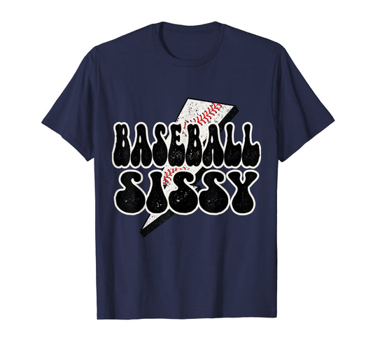 Baseball Bonus Sister Trendy Lightning T-Shirt - Unique Graphic for Adults - T-Shirt, Sweatshirt, Hoodie
