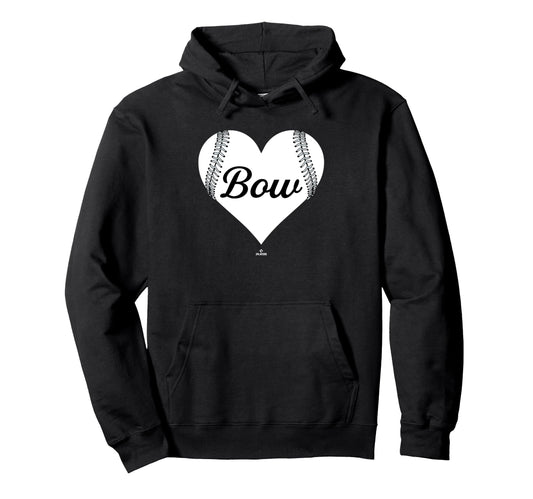 Baseball Heart Kristofer Bow Prospect Hoodie - Novelty Apparel Men Women - T-Shirt, Sweatshirt, Hoodie