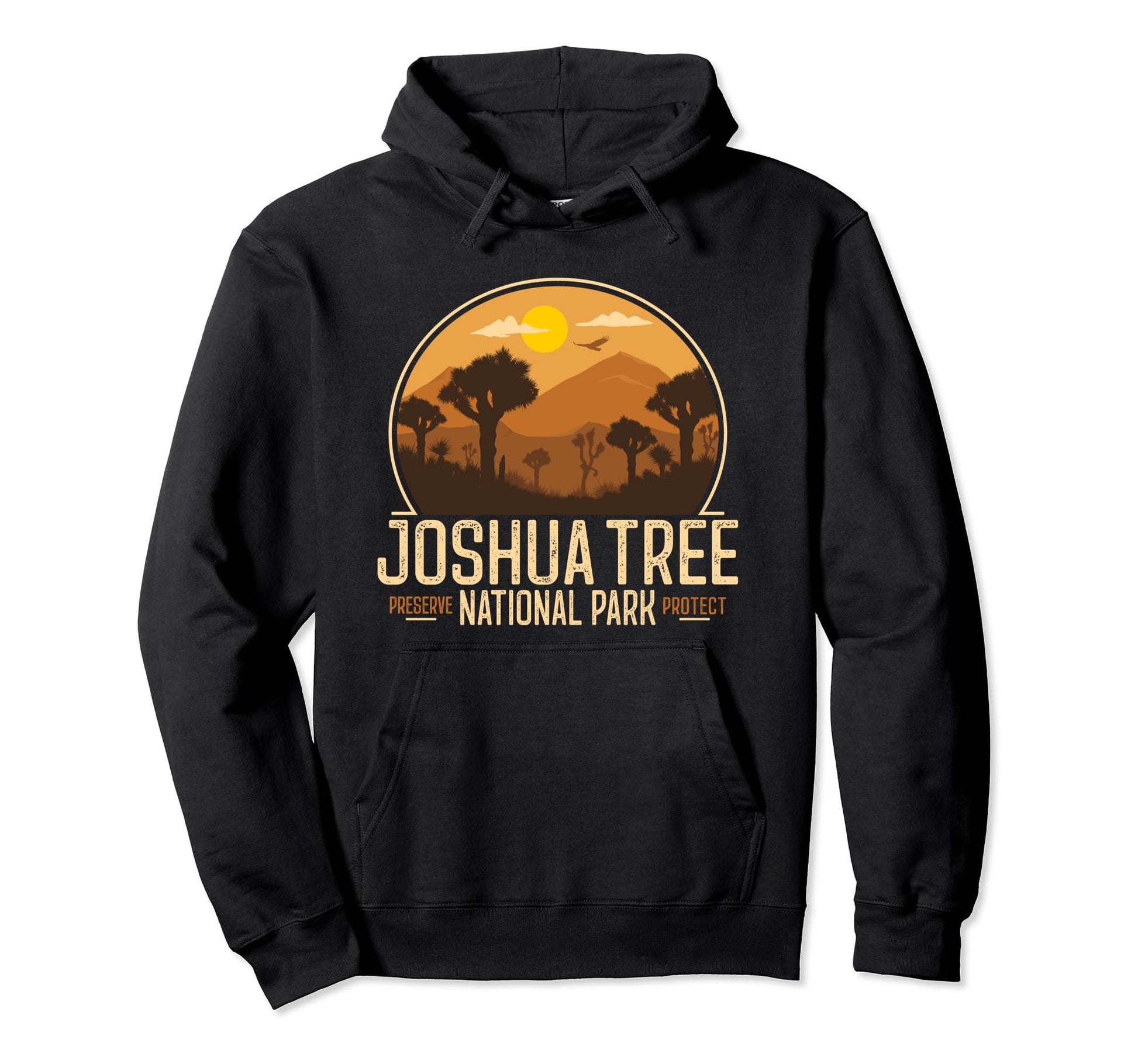 Joshua Tree National Park Adventure Hoodie - Aesthetic Graphic for Adults - T-Shirt, Sweatshirt, Hoodie