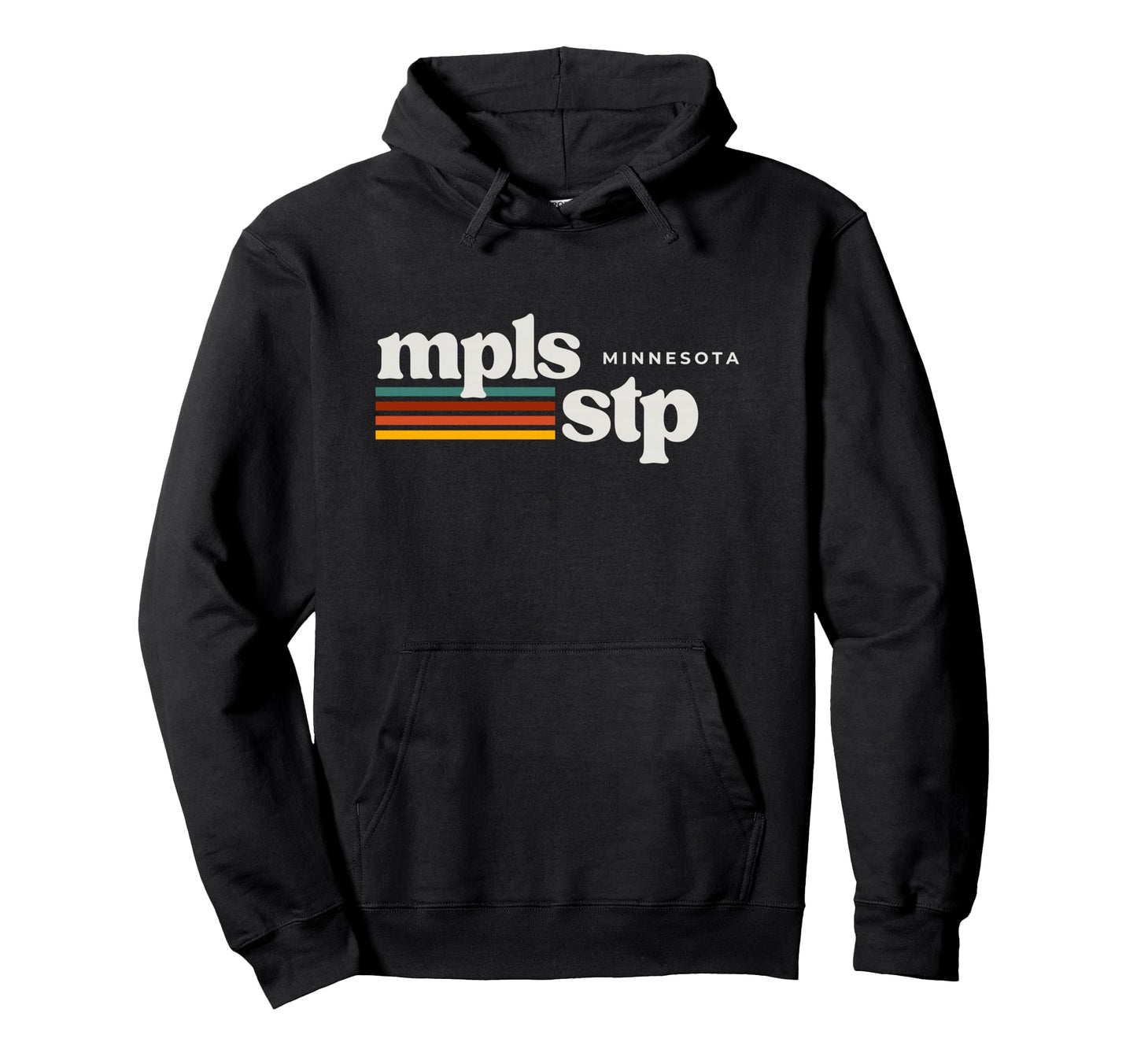 Minneapolis St Paul Mpls Stp Stripe Hoodie - Casual Everyday Wear Unisex - T-Shirt, Sweatshirt, Hoodie