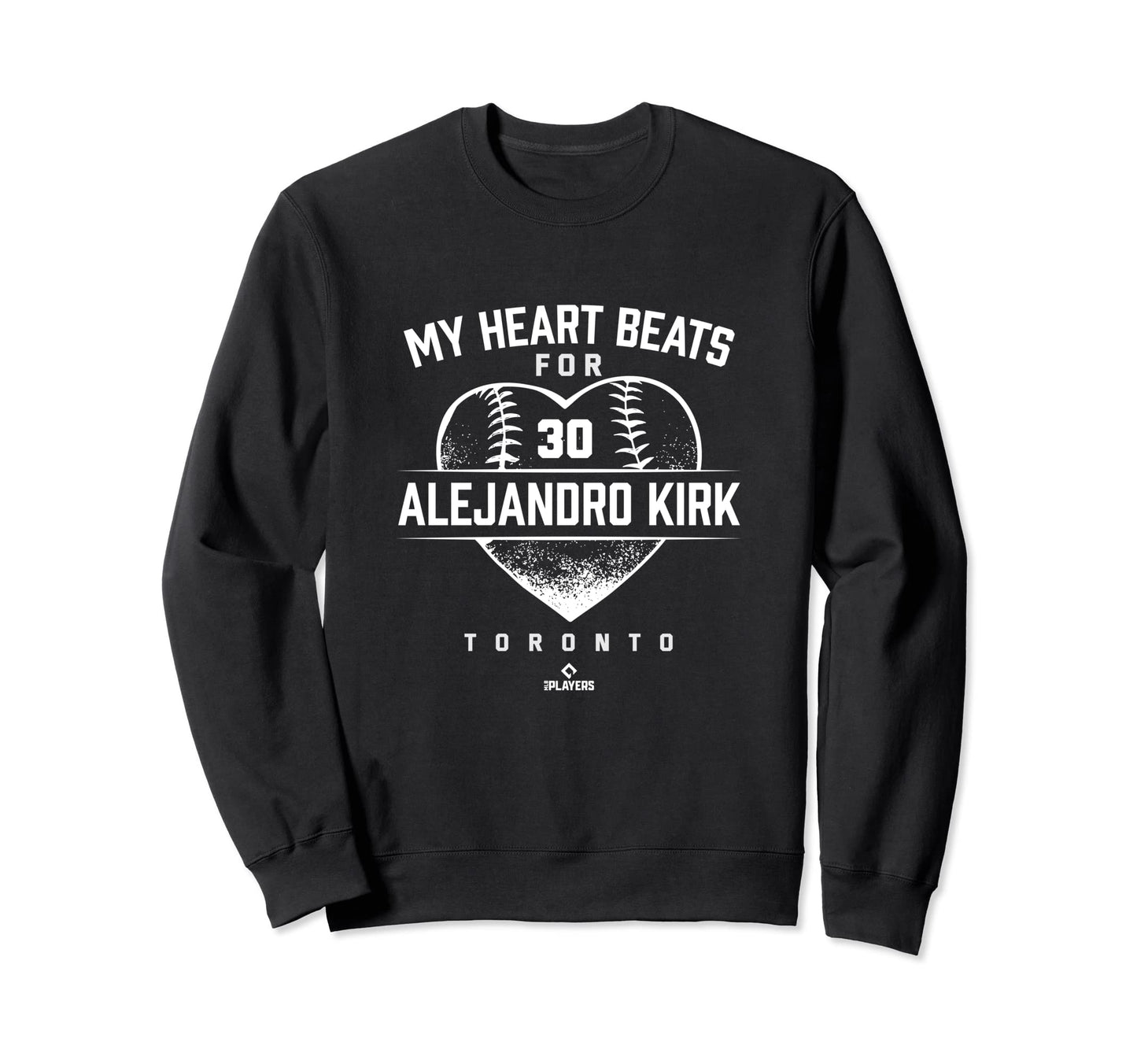 My Heart Beats Alejandro Kirk Sweatshirt - Aesthetic Graphic for Adults - T-Shirt, Sweatshirt, Hoodie