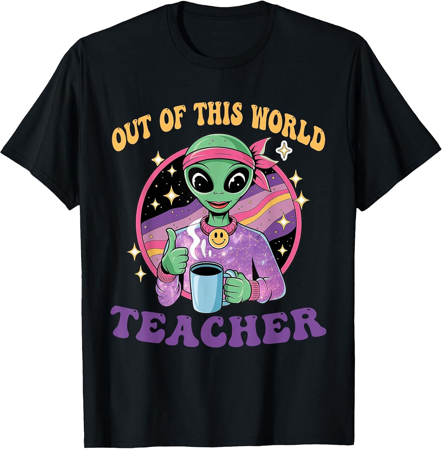 Cute alien teacher Apparel - Adult & Kids T-Shirts, Sweatshirts & Hoodies apparel design preview 1