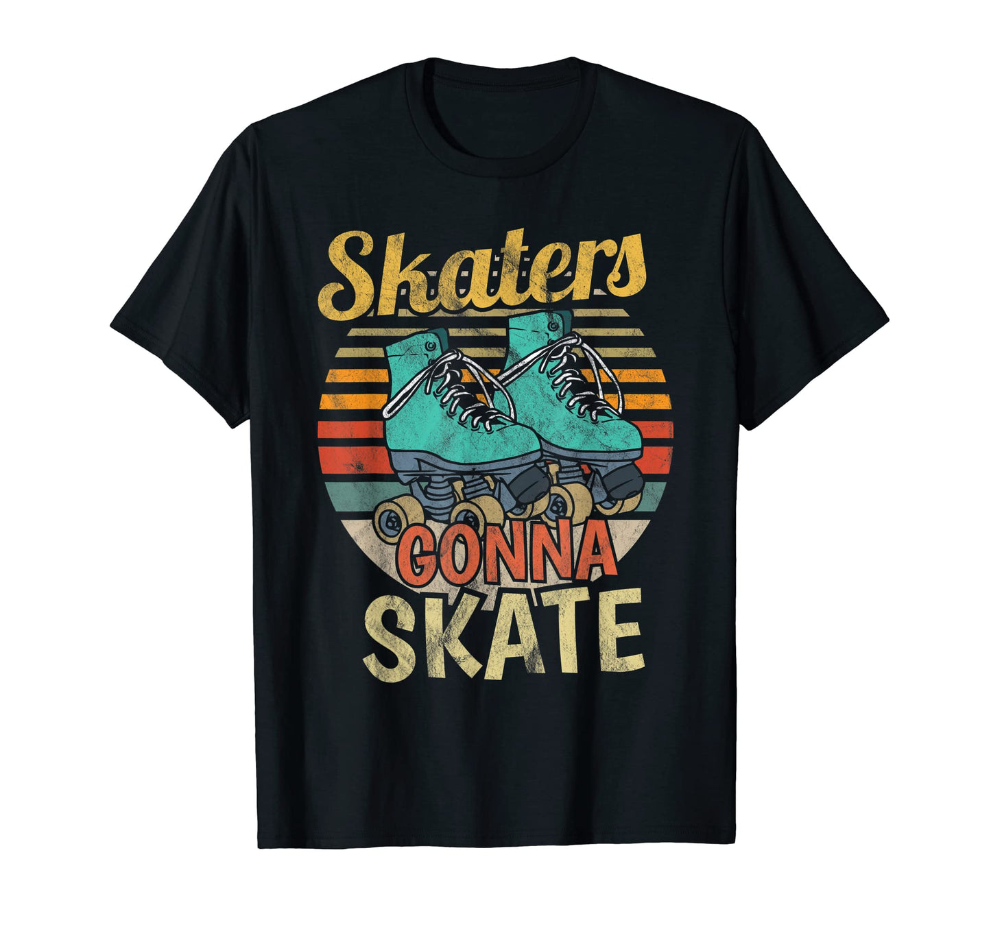 Funny Roller Skating Inline Skates Quad T-Shirt - Graphic Print Unisex - T-Shirt, Sweatshirt, Hoodie