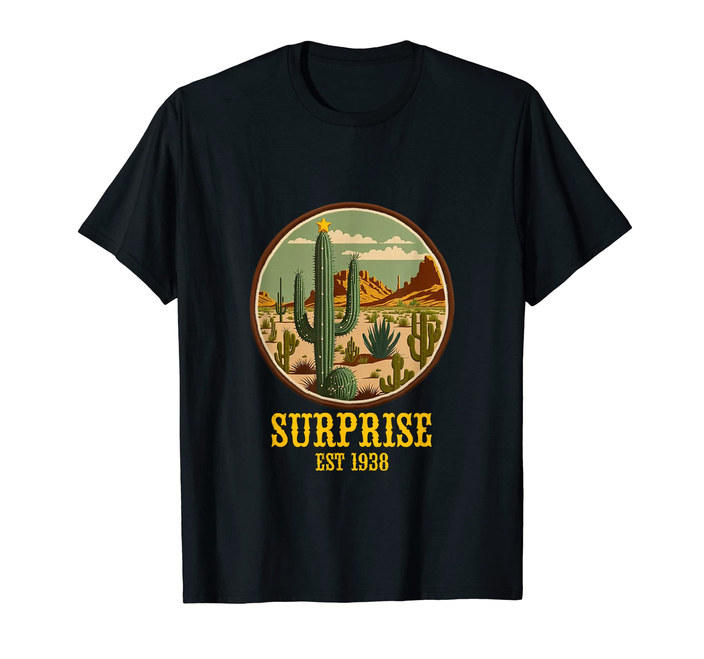 Surprise Arizona Western Cactus T-Shirt - Streetwear Style for Adults - T-Shirt, Sweatshirt, Hoodie