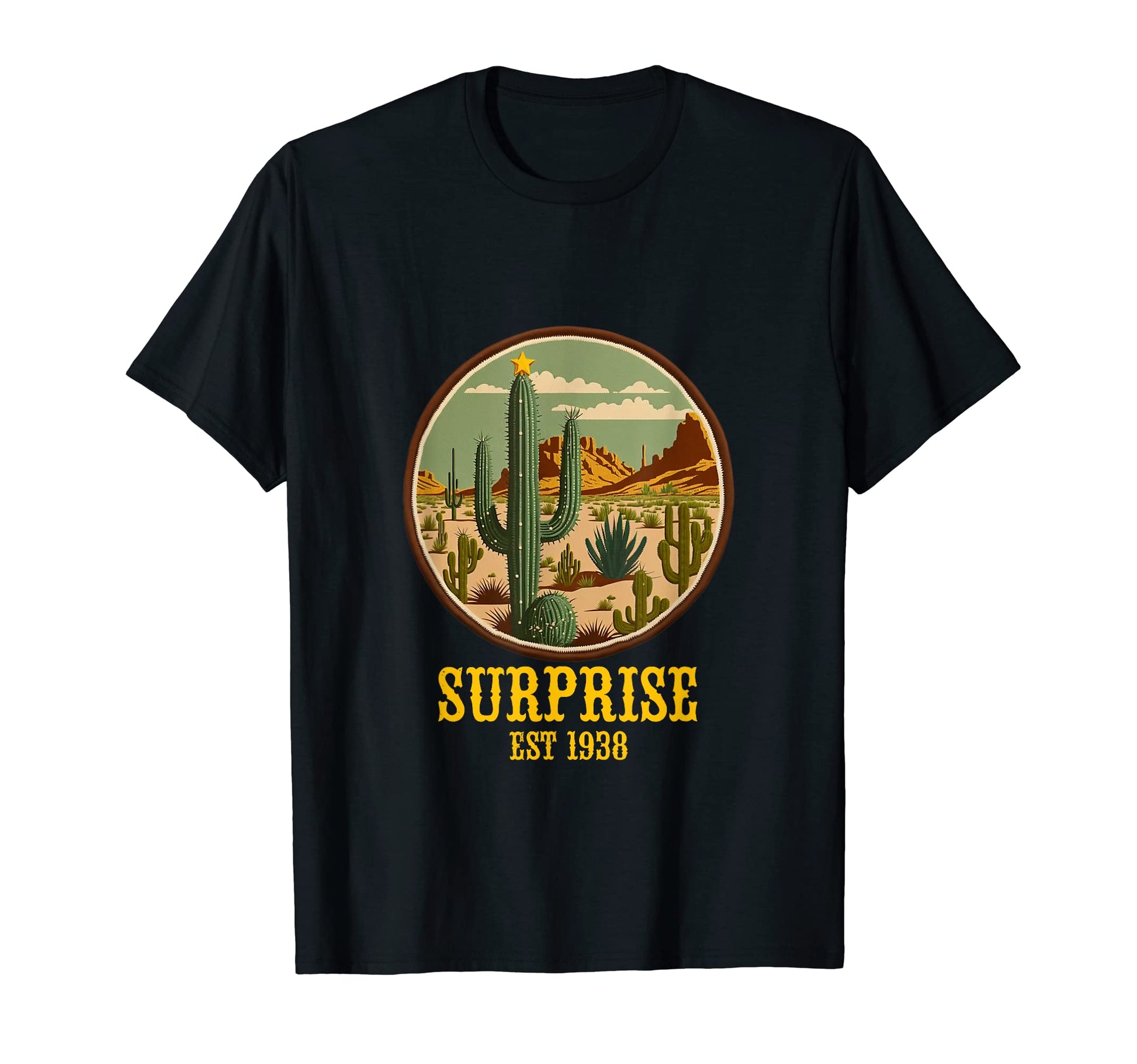 Surprise Arizona Western Cactus T-Shirt - Streetwear Style for Adults - T-Shirt, Sweatshirt, Hoodie