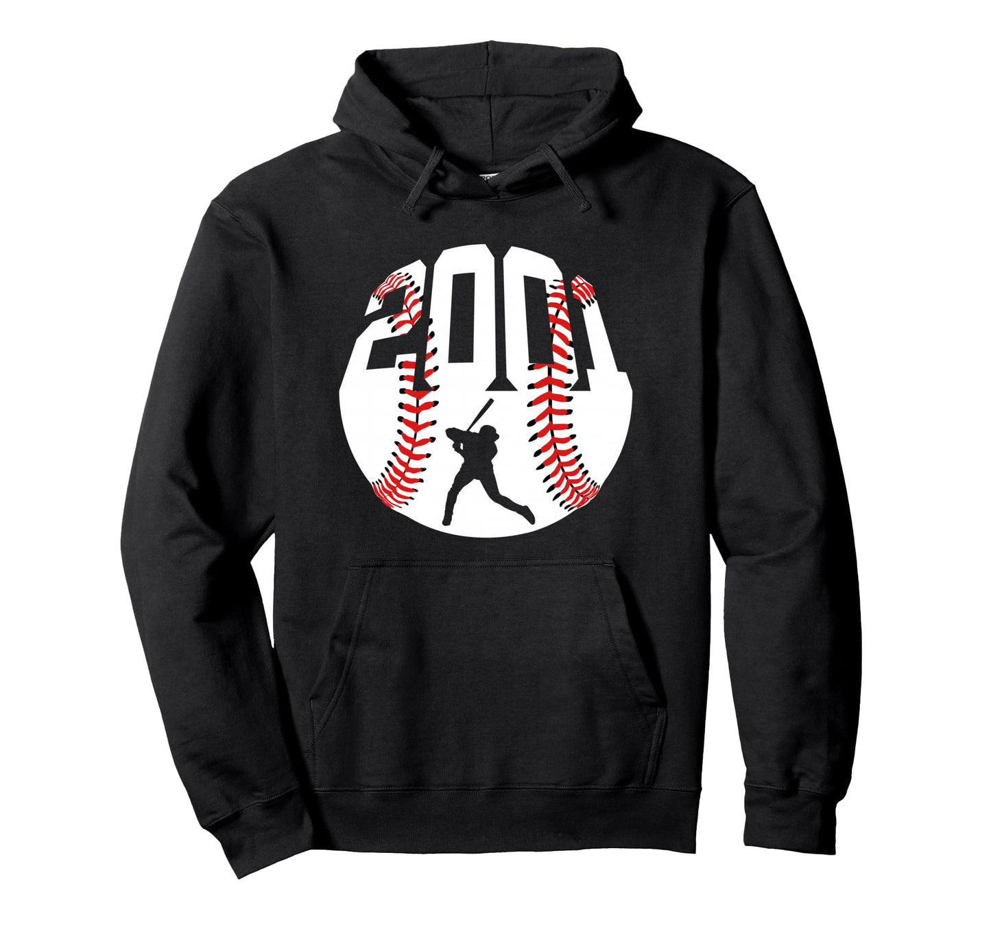 2001 Baseball 25Th Birthday Hoodie - Graphic Print for Adults - T-Shirt, Sweatshirt, Hoodie