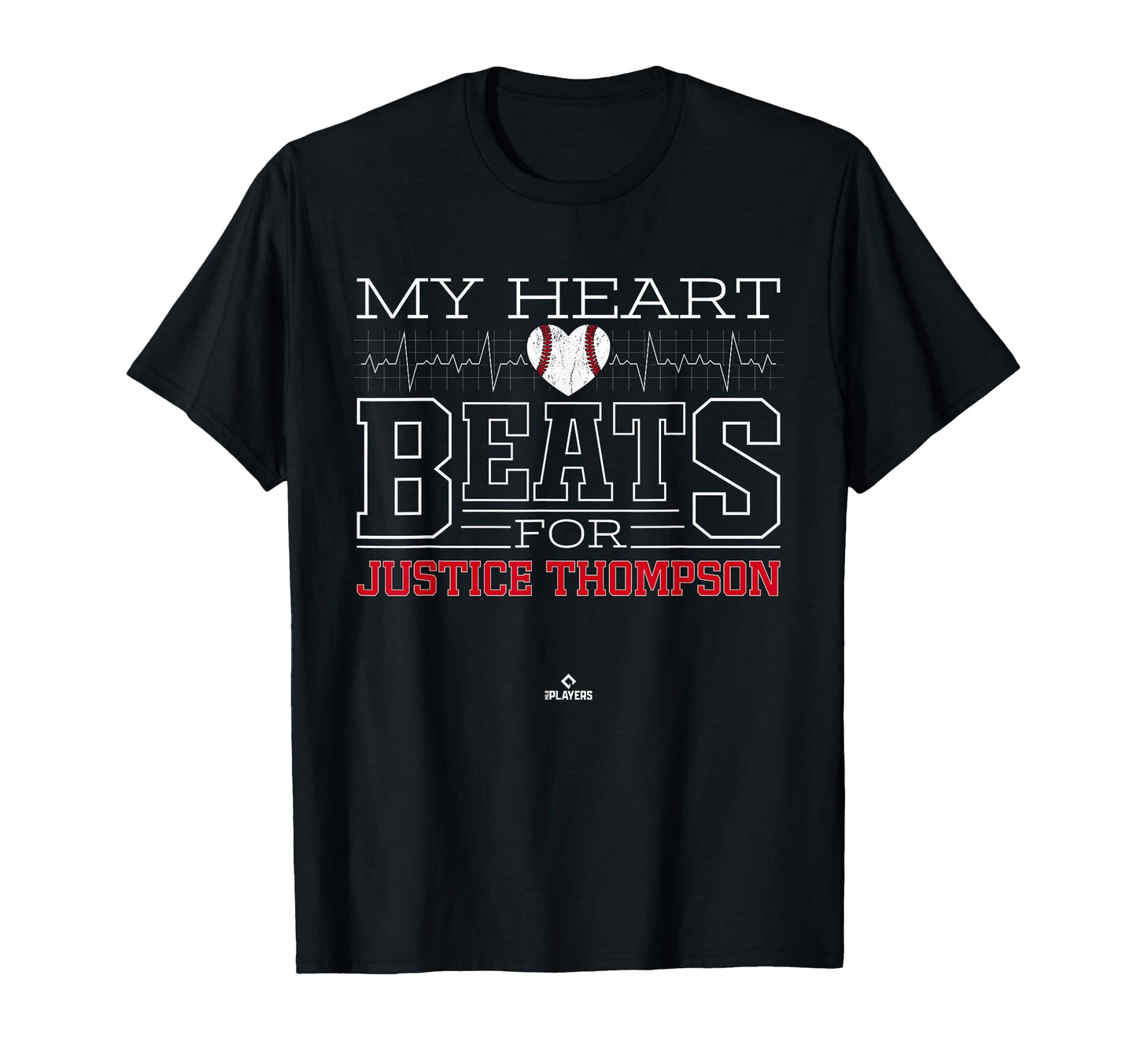 My Heart Beats Justice Thompson T-Shirt - Aesthetic Graphic for Adults - T-Shirt, Sweatshirt, Hoodie