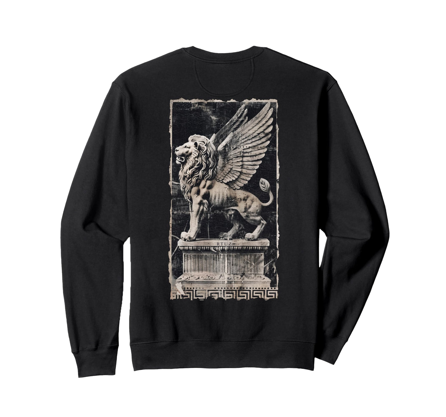 Y2K Back Streetwear Lion Sweatshirt - Streetwear Style for Adults - T-Shirt, Sweatshirt, Hoodie