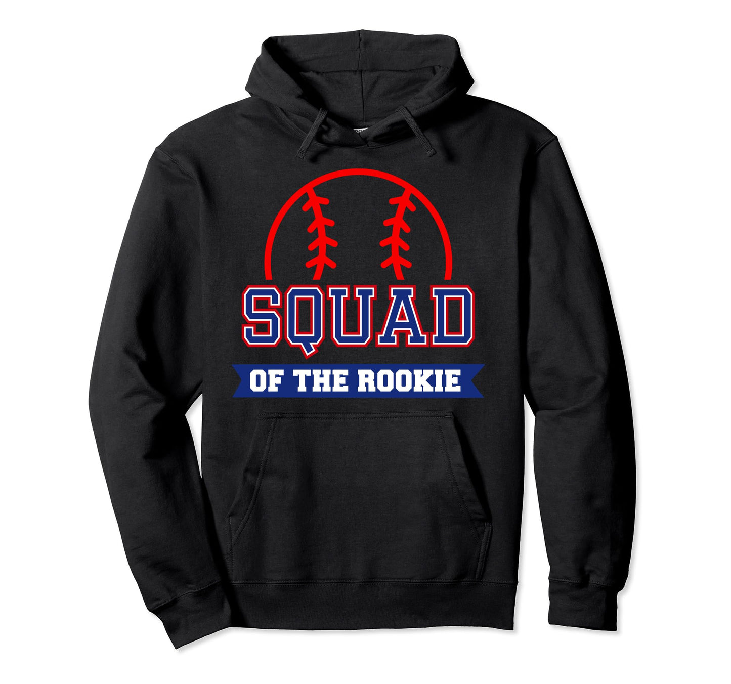 Squad Rookie 1St Birthday Baseball Theme Hoodie - Trendy Graphic Men Women - T-Shirt, Sweatshirt, Hoodie