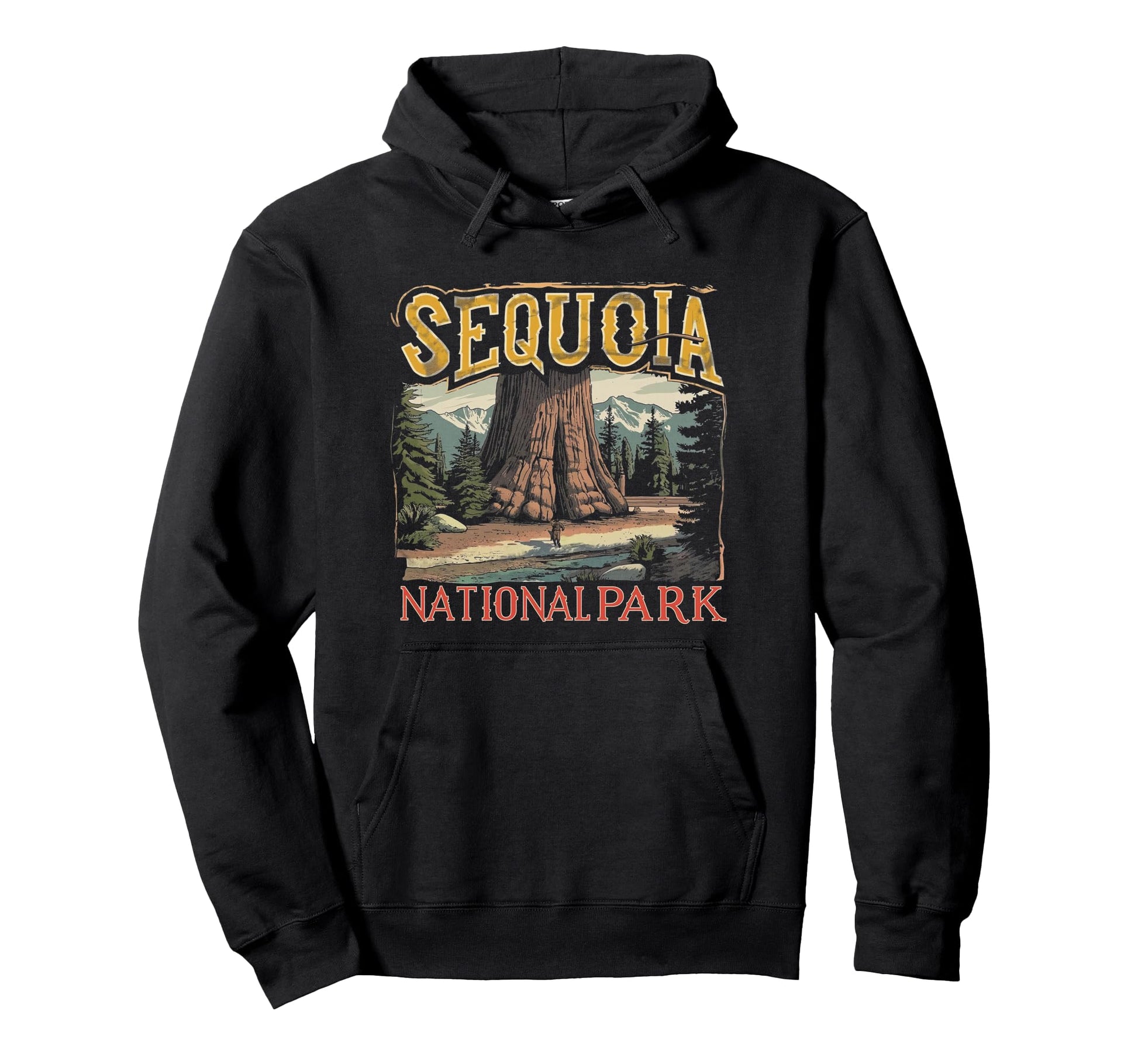 Sequoia Us National Park Hoodie - Graphic Print Men Women - T-Shirt, Sweatshirt, Hoodie
