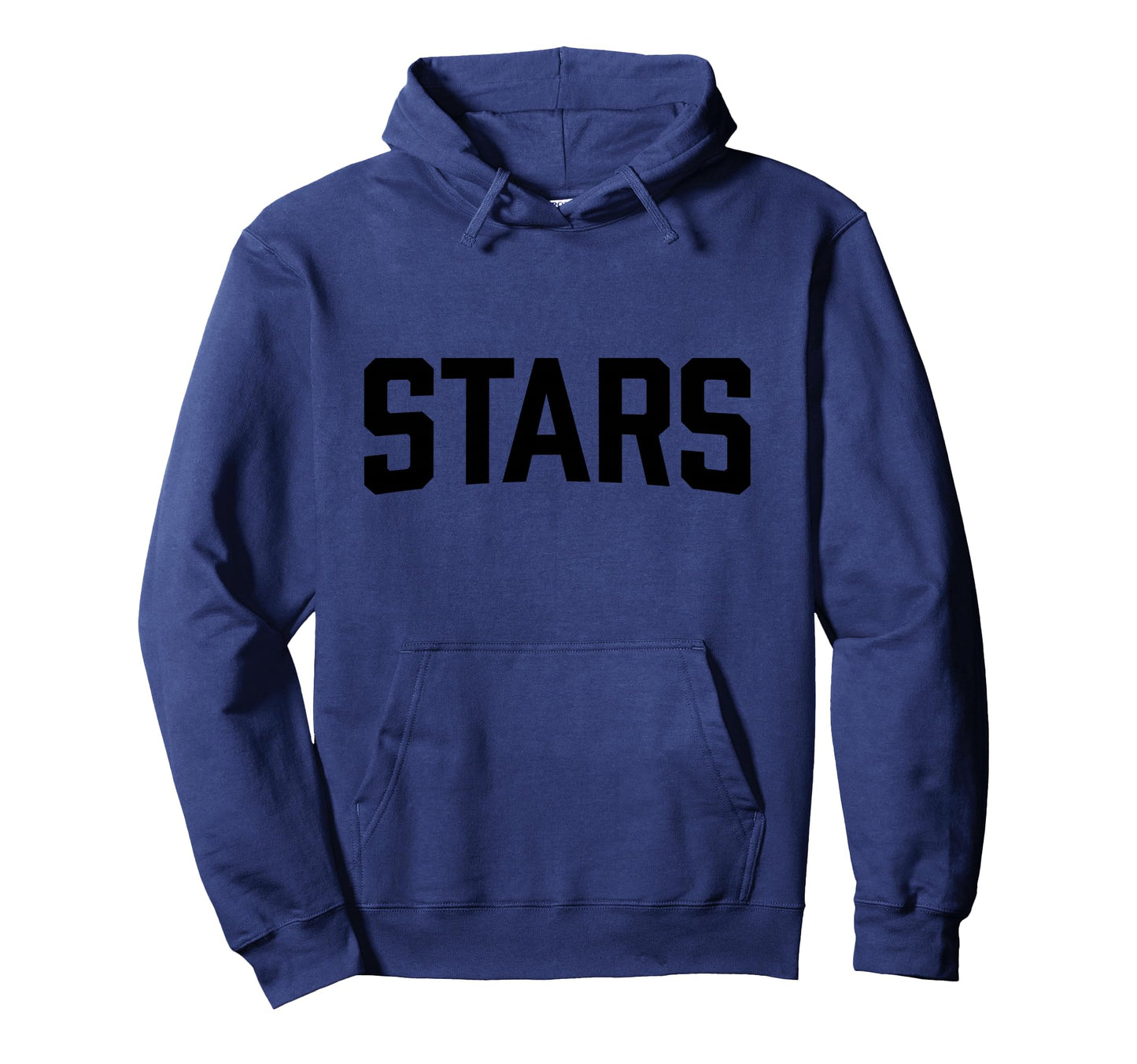 Stars Typography Hoodie - Novelty Apparel for Adults - T-Shirt, Sweatshirt, Hoodie