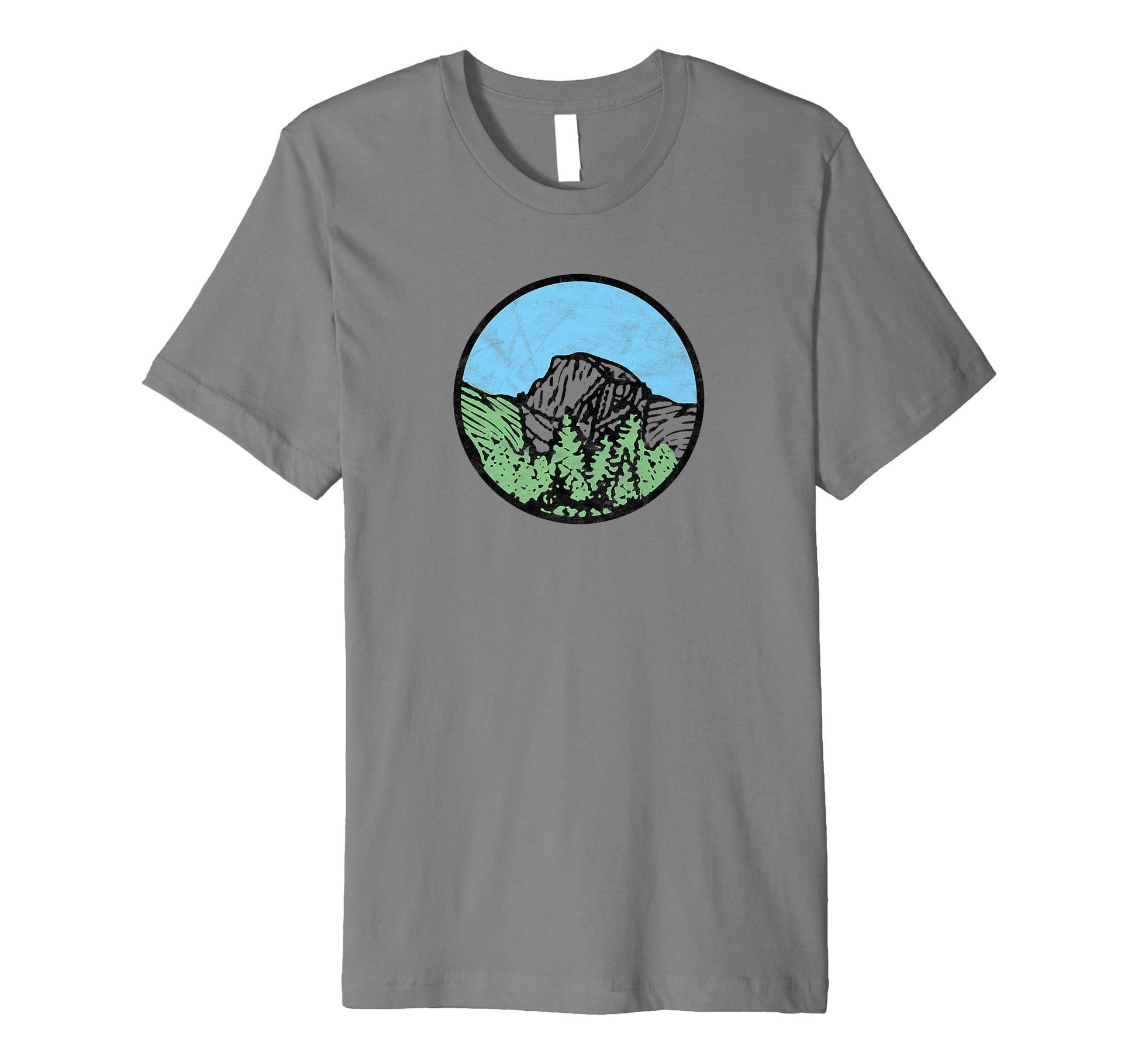 Minimalist Half Dome Yosemite National T-Shirt - Unique Graphic for Adults - T-Shirt, Sweatshirt, Hoodie