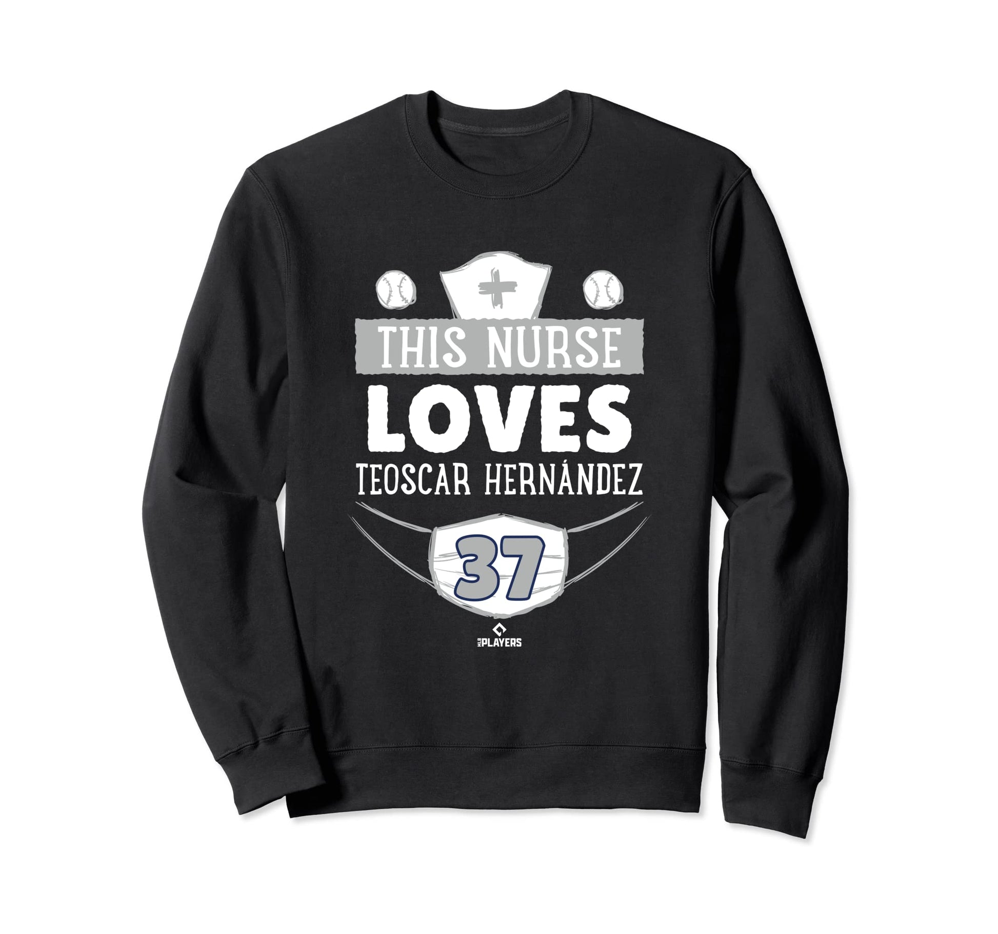 This Nurse Loves Teoscar Hernandez Sweatshirt - Graphic Print for Adults - T-Shirt, Sweatshirt, Hoodie