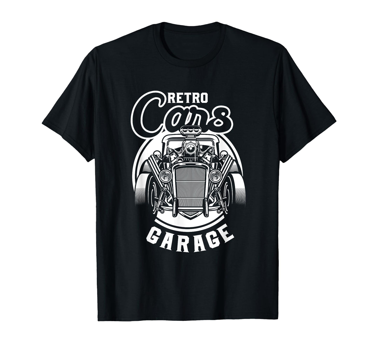 Cars Garage Old American Automobile T-Shirt - Streetwear Style for Adults - T-Shirt, Sweatshirt, Hoodie