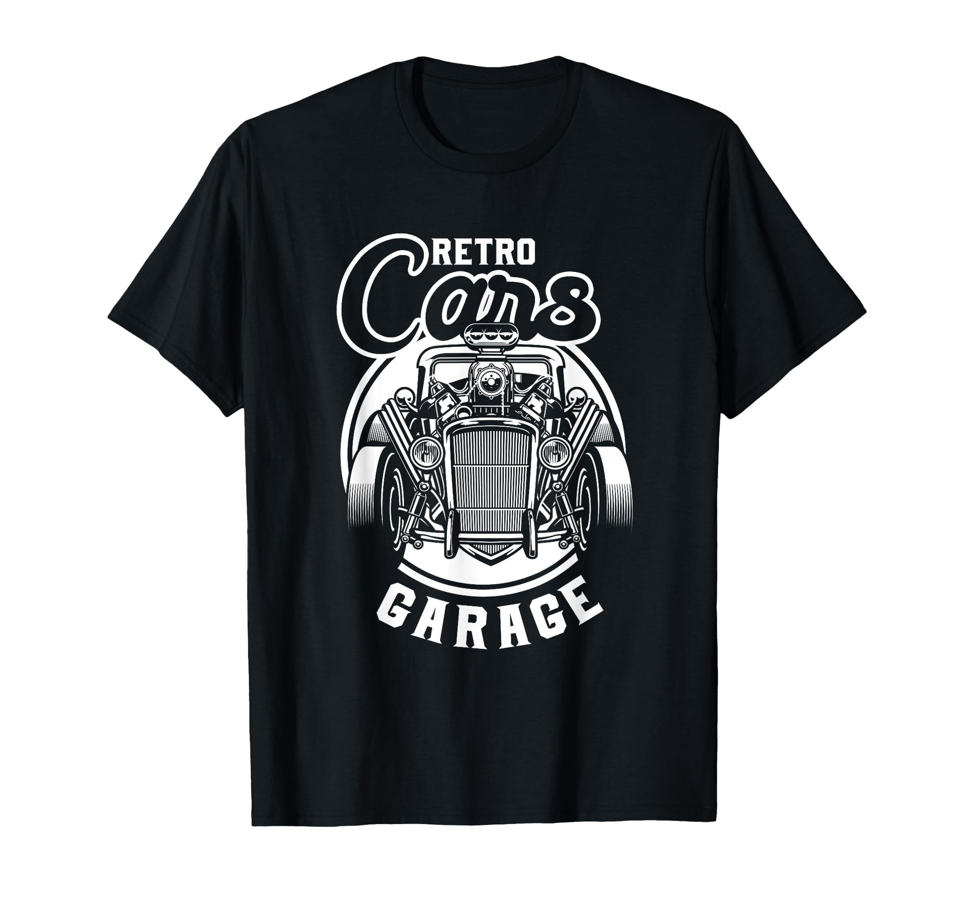 Cars Garage Old American Automobile T-Shirt - Streetwear Style for Adults - T-Shirt, Sweatshirt, Hoodie