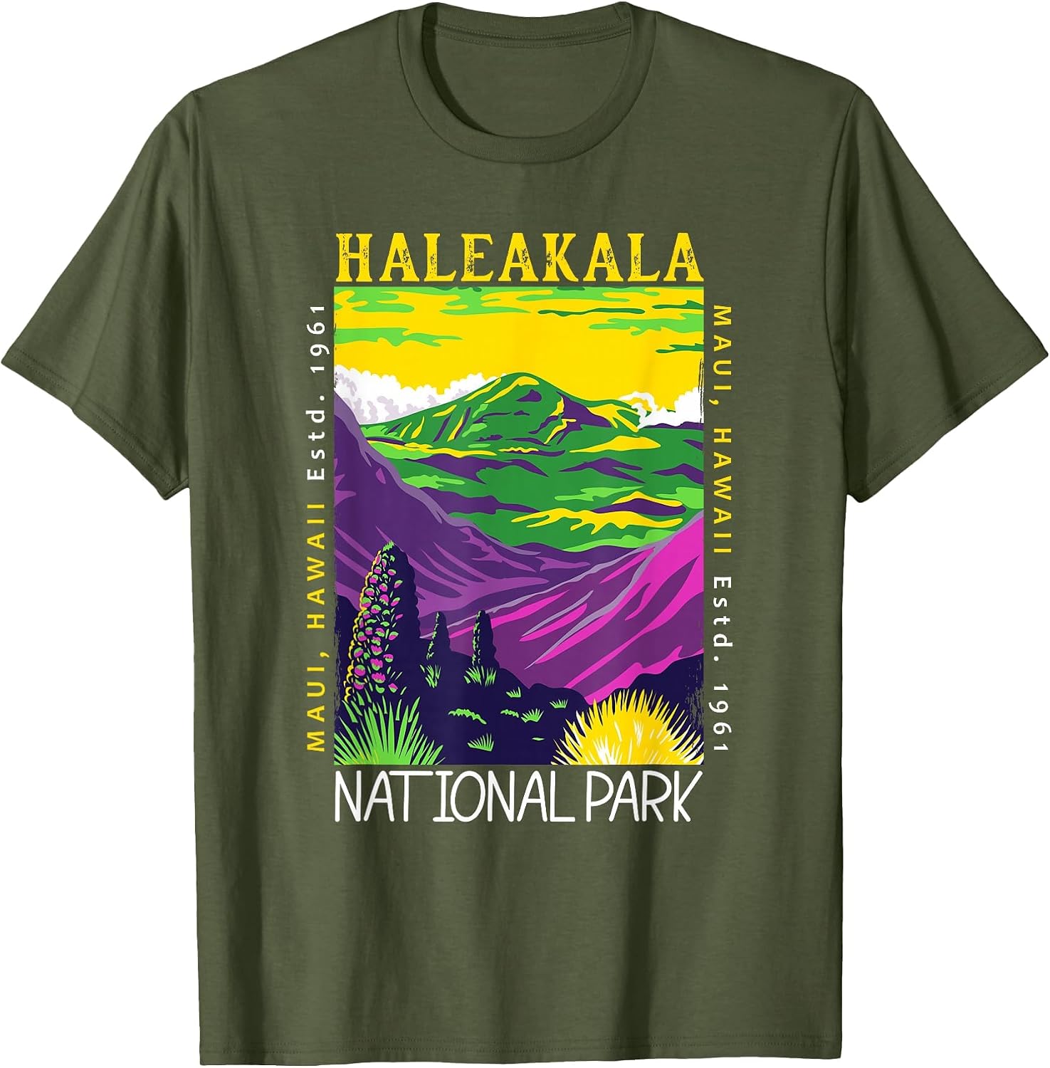 Haleakala National Park USA Gift Merch - Adult & Kids T-Shirts, Sweatshirts & Hoodies apparel design preview 1