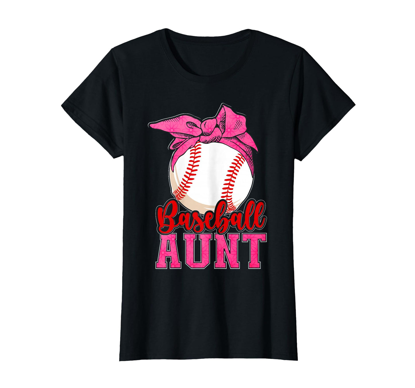 Leopard Pattern Baseball Auntie T-Shirt - Unique Graphic for Adults - T-Shirt, Sweatshirt, Hoodie