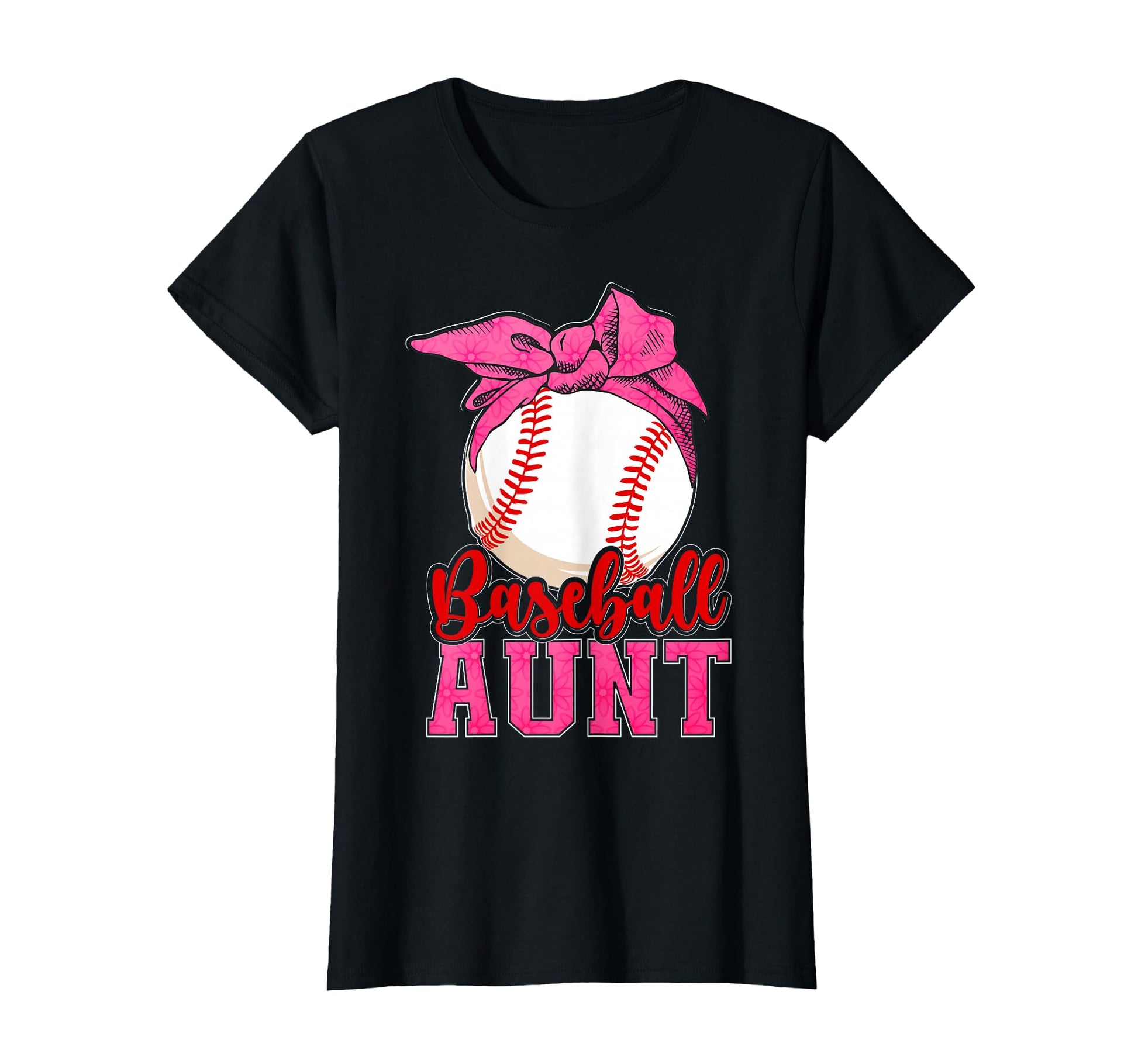 Leopard Pattern Baseball Auntie T-Shirt - Unique Graphic for Adults - T-Shirt, Sweatshirt, Hoodie