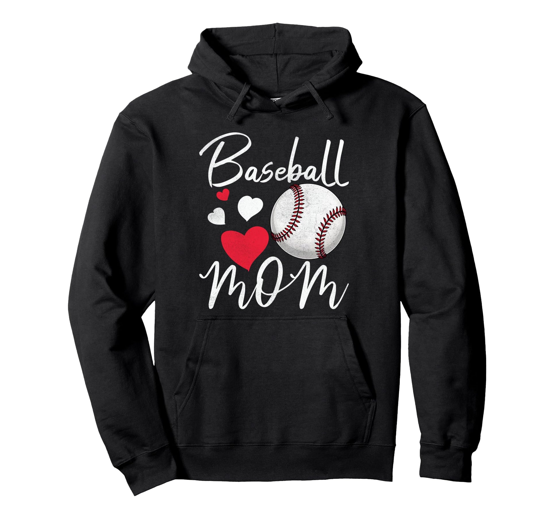 Baseball Mom Happy Mothers Day Sporty Player Hoodie - Unique Graphic Unisex - T-Shirt, Sweatshirt, Hoodie