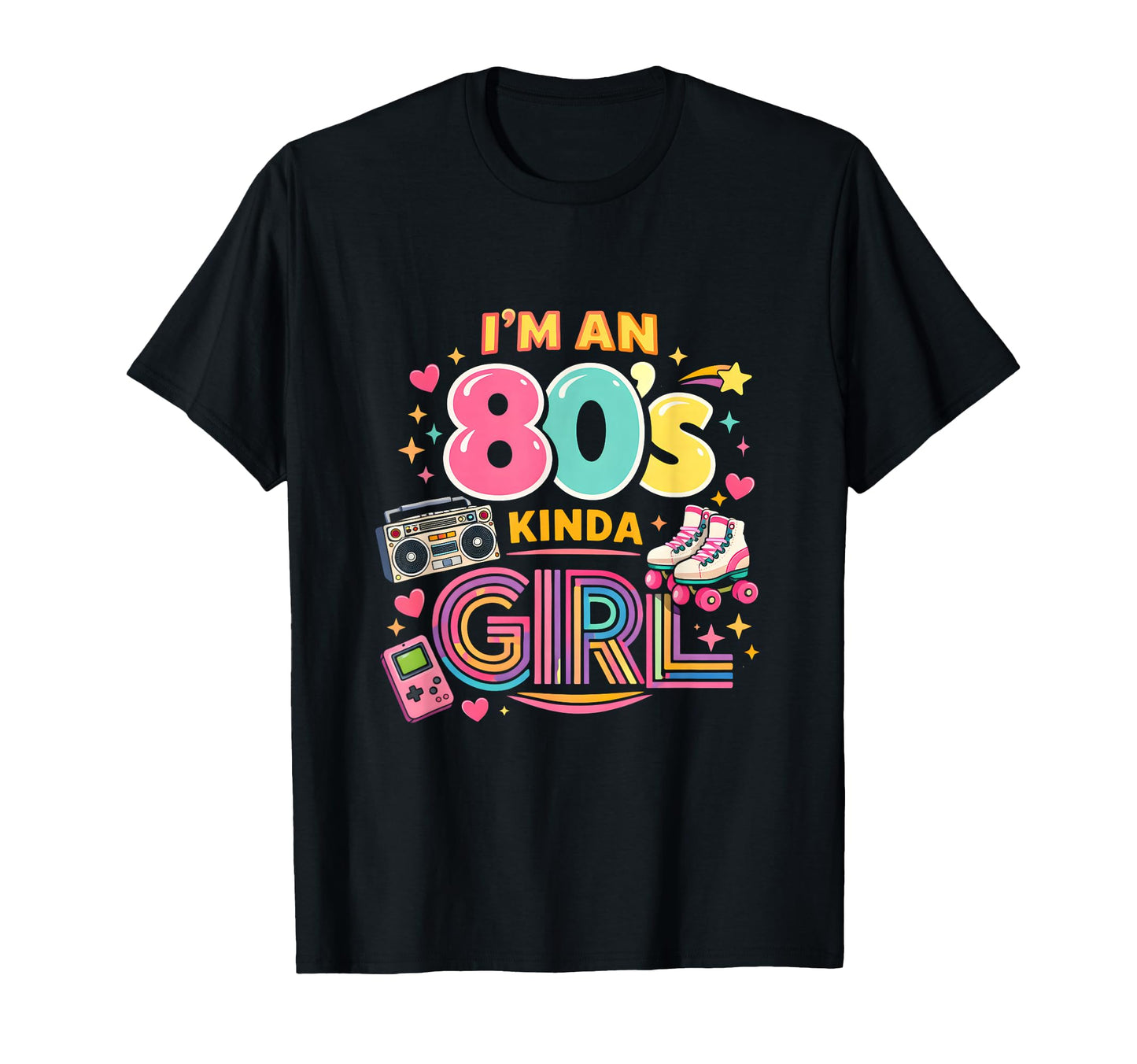Im 80S Kinda Funny Throwback Party Time T-Shirt - Trendy Graphic Men Women - T-Shirt, Sweatshirt, Hoodie