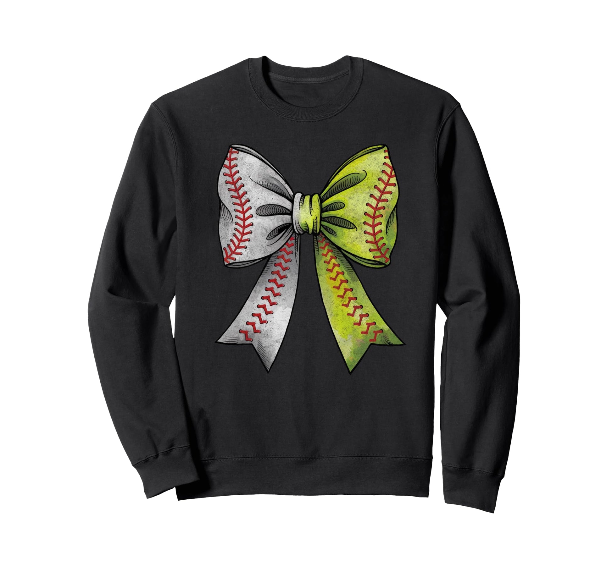 Baseball Softball Coquette Sweatshirt - Casual Everyday Wear for Adults - T-Shirt, Sweatshirt, Hoodie
