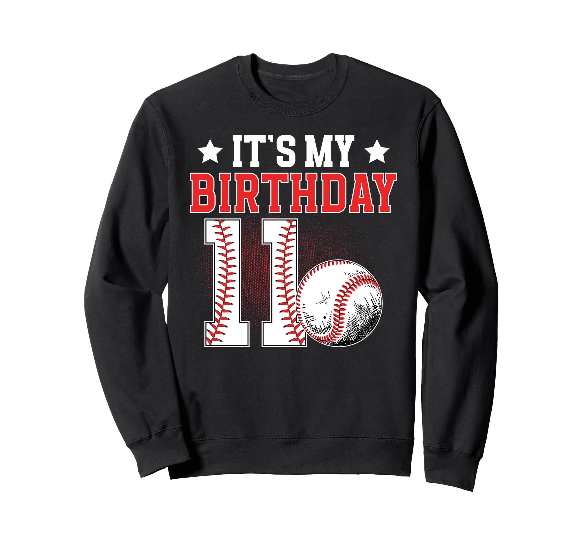 11Th Baseball Birthday Party 11 Sweatshirt - Streetwear Style for Adults - T-Shirt, Sweatshirt, Hoodie