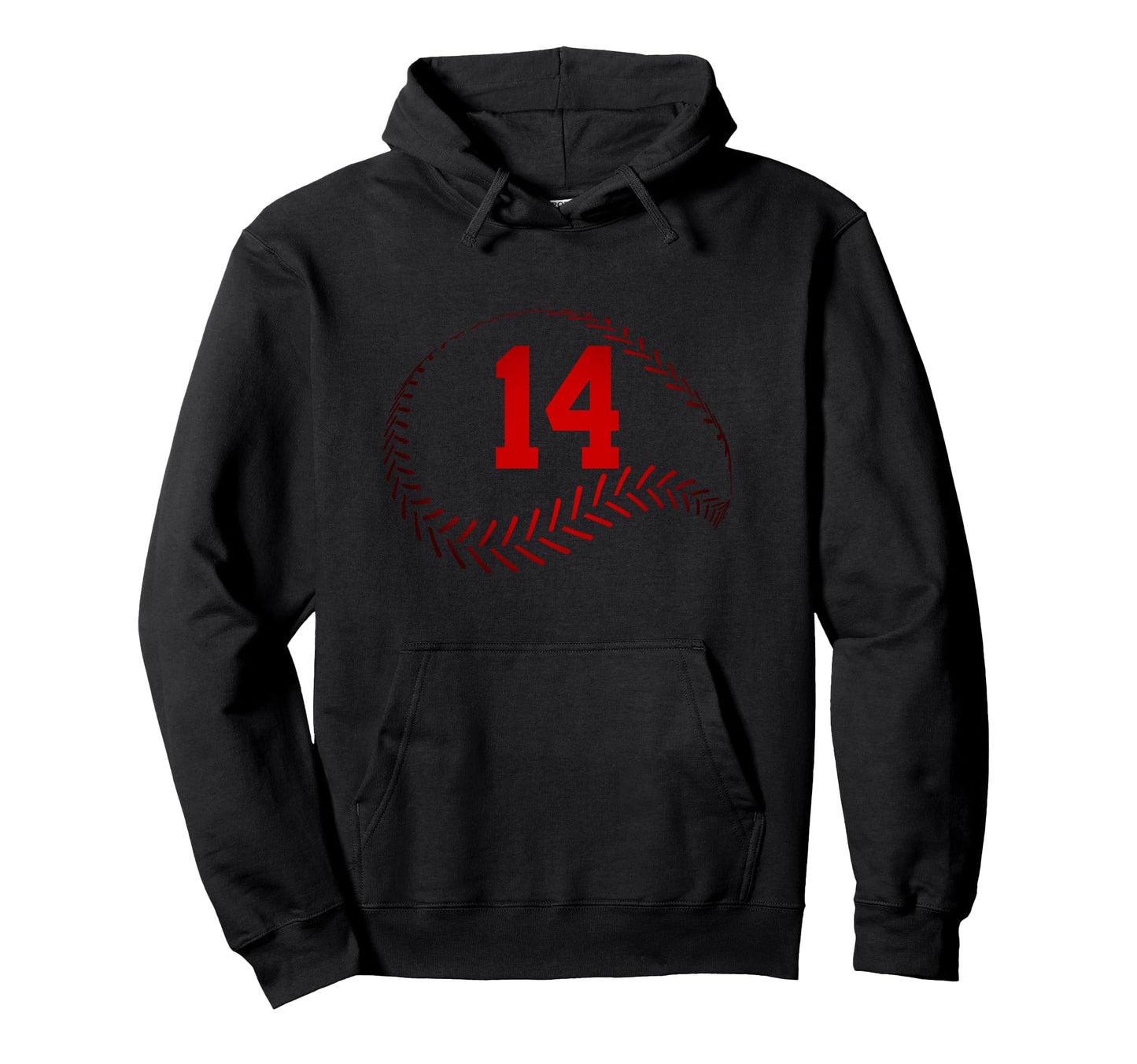 Number 14 Years Baseball 14Th Hoodie - Casual Everyday Wear for Adults - T-Shirt, Sweatshirt, Hoodie