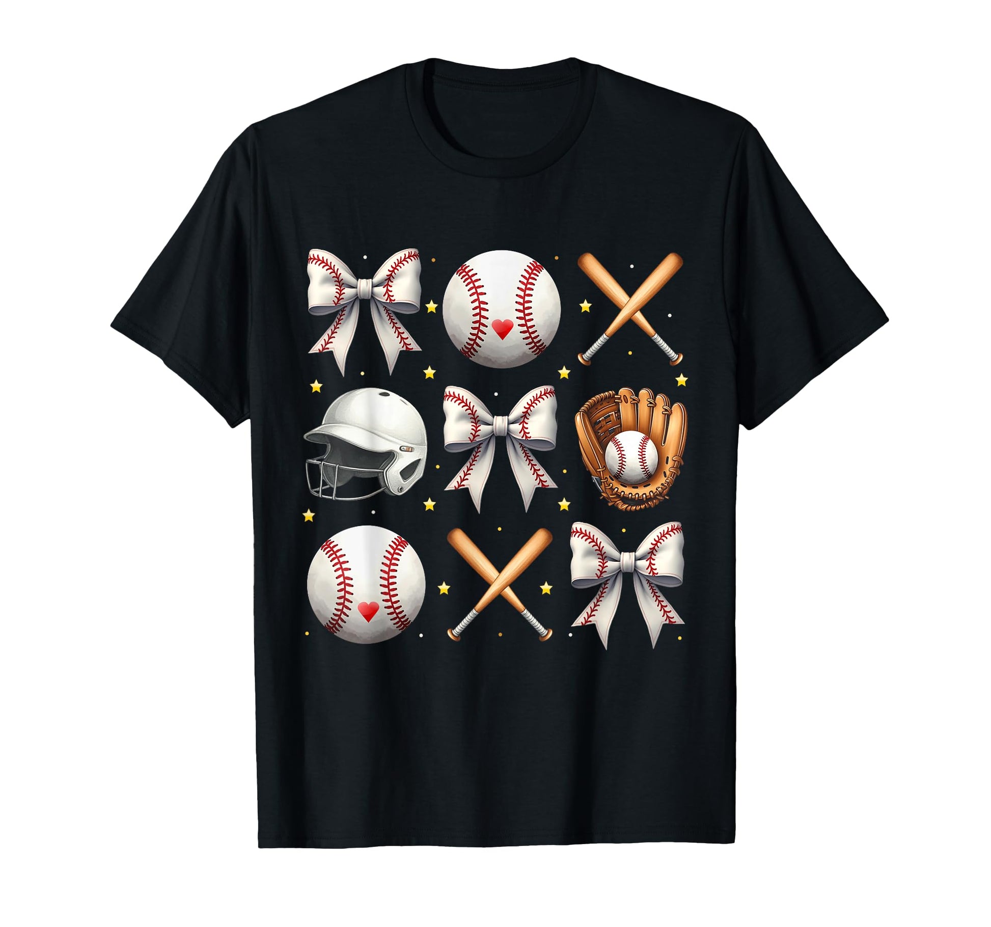 Baseball Coquette Bow Baseball Lovers T-Shirt - Fun Novelty Design Unisex - T-Shirt, Sweatshirt, Hoodie