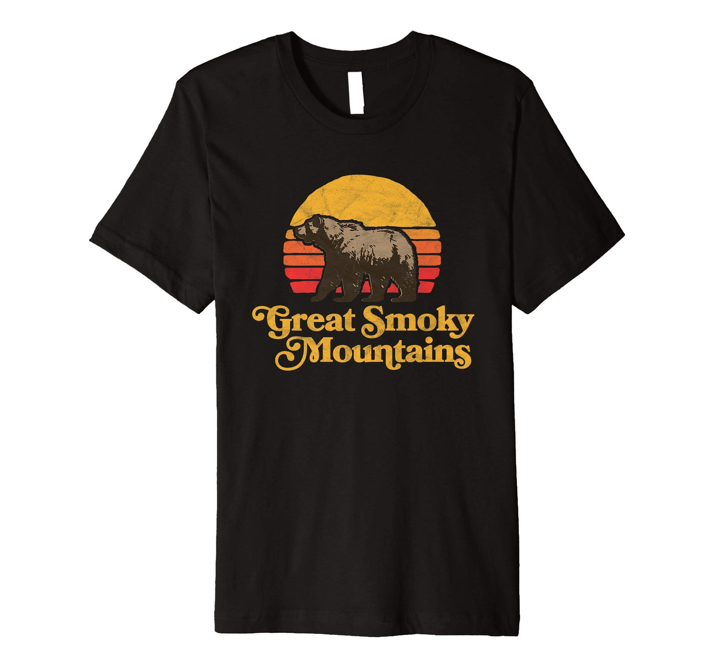 Great Smoky Mountains National Park Bear T-Shirt - Unique Graphic Unisex - T-Shirt, Sweatshirt, Hoodie