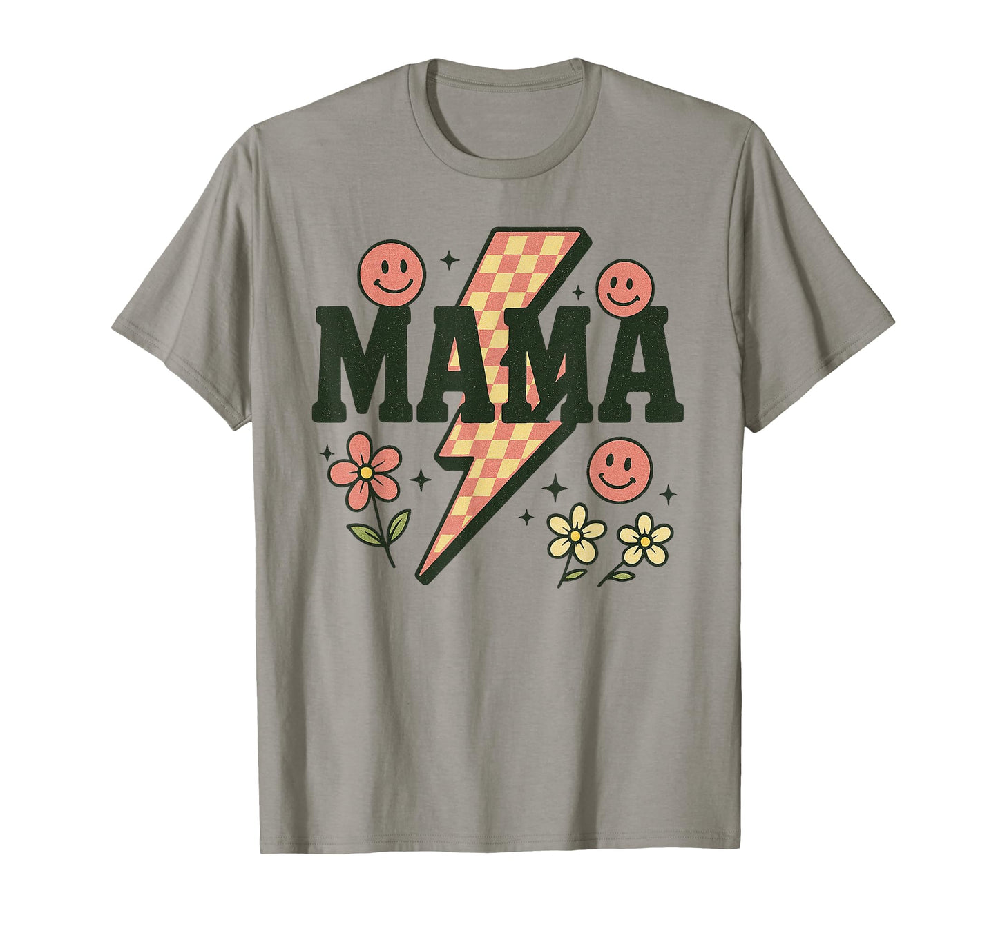 Mama Lightning Bolt Proud Mother T-Shirt - Aesthetic Graphic Men Women - T-Shirt, Sweatshirt, Hoodie