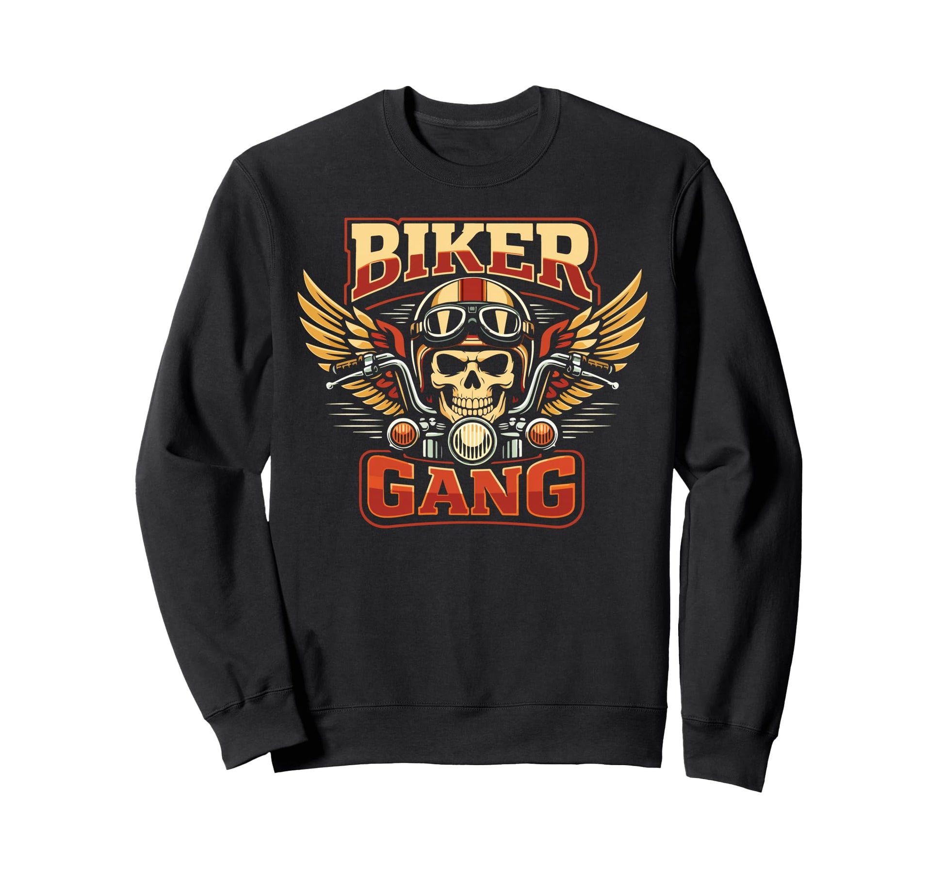 Motorcycle Biker Biker Gang Sweatshirt - Custom Art Print Unisex - T-Shirt, Sweatshirt, Hoodie