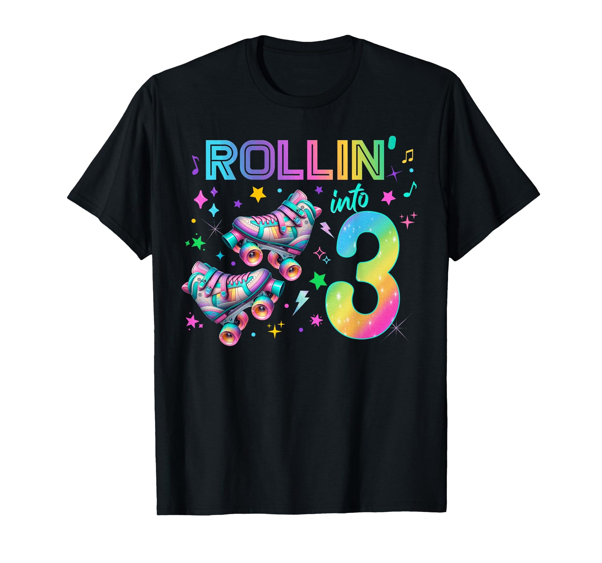 Roller Skates Birthday Outfit T-Shirt - Casual Everyday Wear Men Women - T-Shirt, Sweatshirt, Hoodie