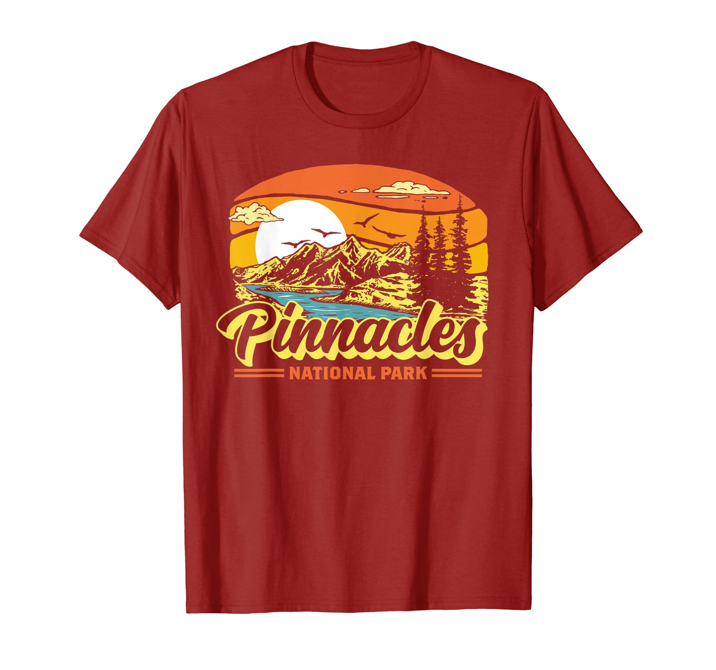 Pinnacles National Park 80S Mountain T-Shirt - Trendy Graphic for Adults - T-Shirt, Sweatshirt, Hoodie
