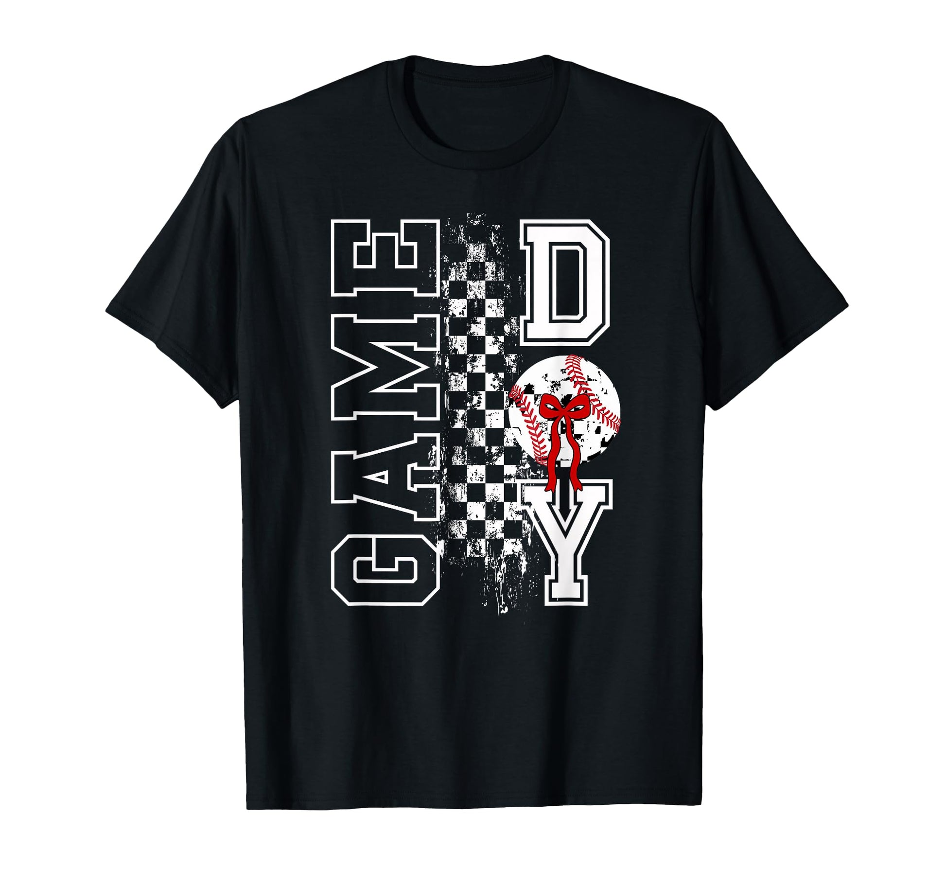 Baseball Game Day Bow Game Day T-Shirt - Casual Everyday Wear Unisex - T-Shirt, Sweatshirt, Hoodie