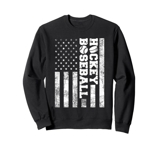 American Distressed Flag Funny Sweatshirt - Custom Art Print Unisex - T-Shirt, Sweatshirt, Hoodie