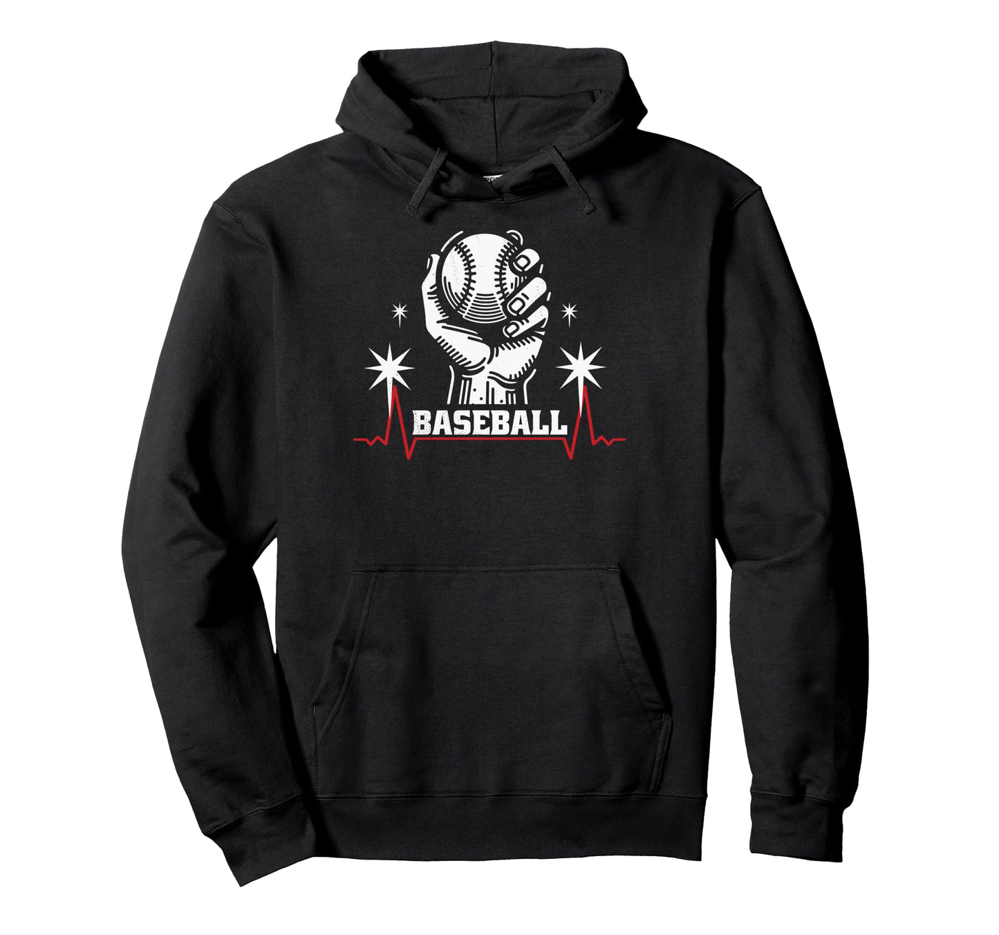 Baseball Fans Players And Sports Hoodie - Minimalist Print Men Women - T-Shirt, Sweatshirt, Hoodie