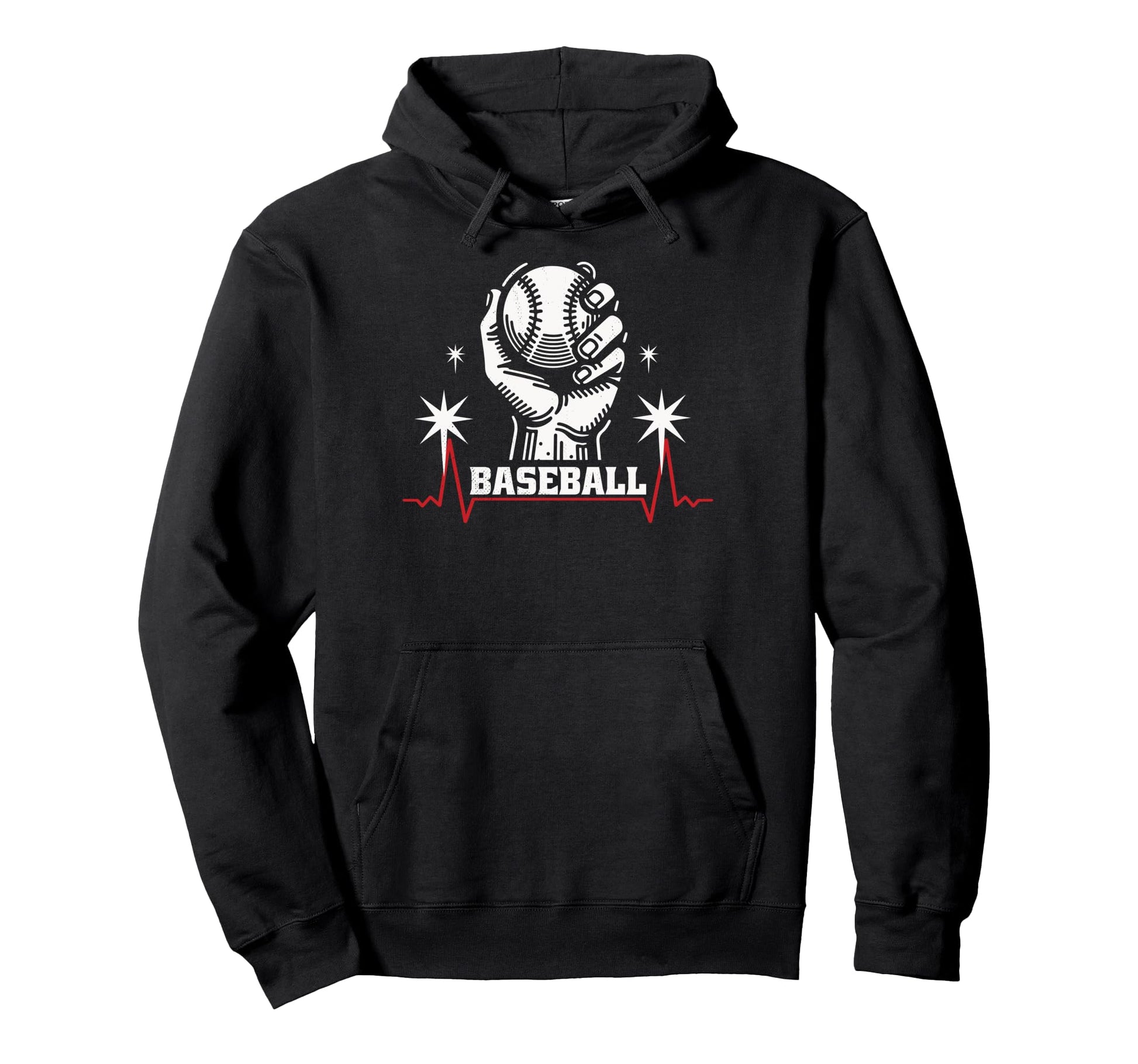 Baseball Fans Players And Sports Hoodie - Minimalist Print Men Women - T-Shirt, Sweatshirt, Hoodie