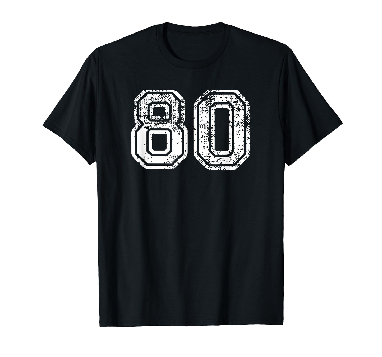 Number 80 Baseball Football Soccer T-Shirt - Streetwear Style Men Women - T-Shirt, Sweatshirt, Hoodie