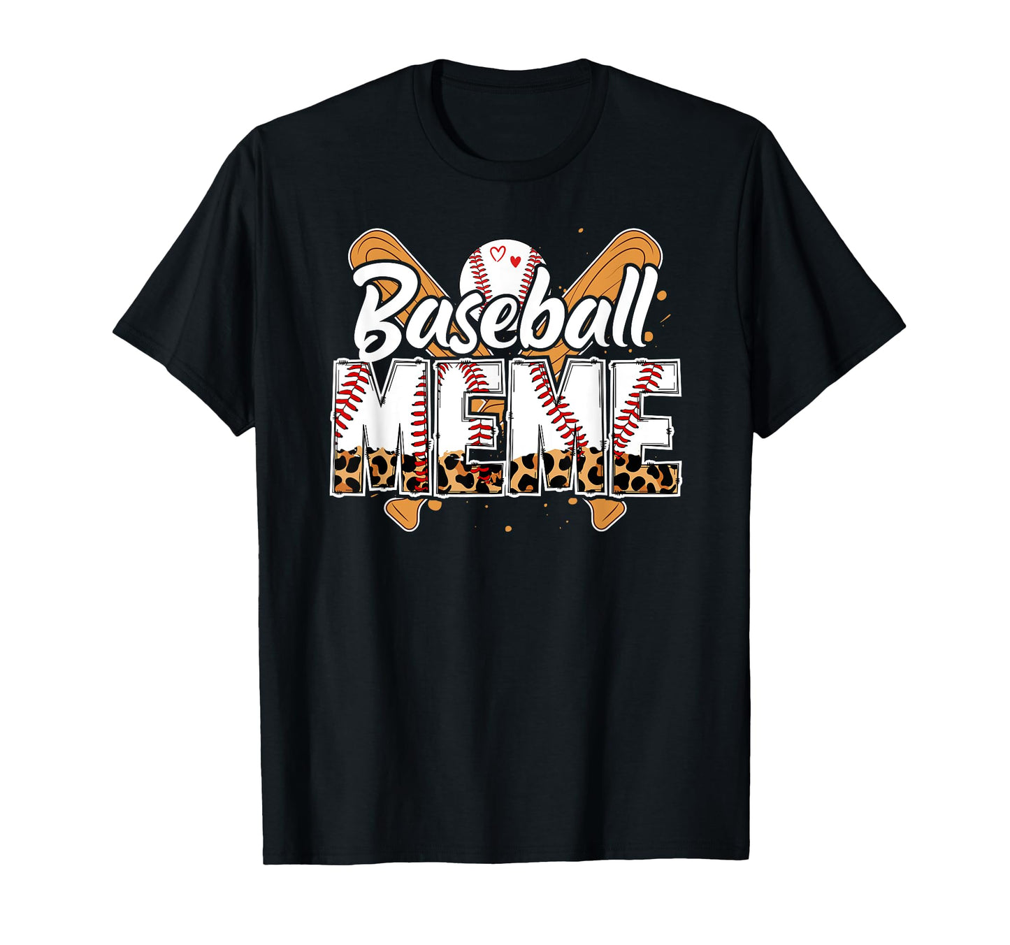 Baseball Meme Leopard Meme Baseball T-Shirt - Minimalist Print for Adults - T-Shirt, Sweatshirt, Hoodie