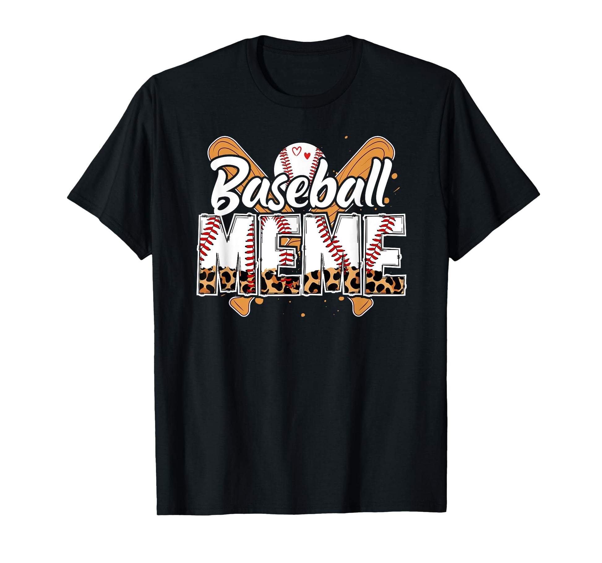 Baseball Meme Leopard Meme Baseball T-Shirt - Minimalist Print for Adults - T-Shirt, Sweatshirt, Hoodie