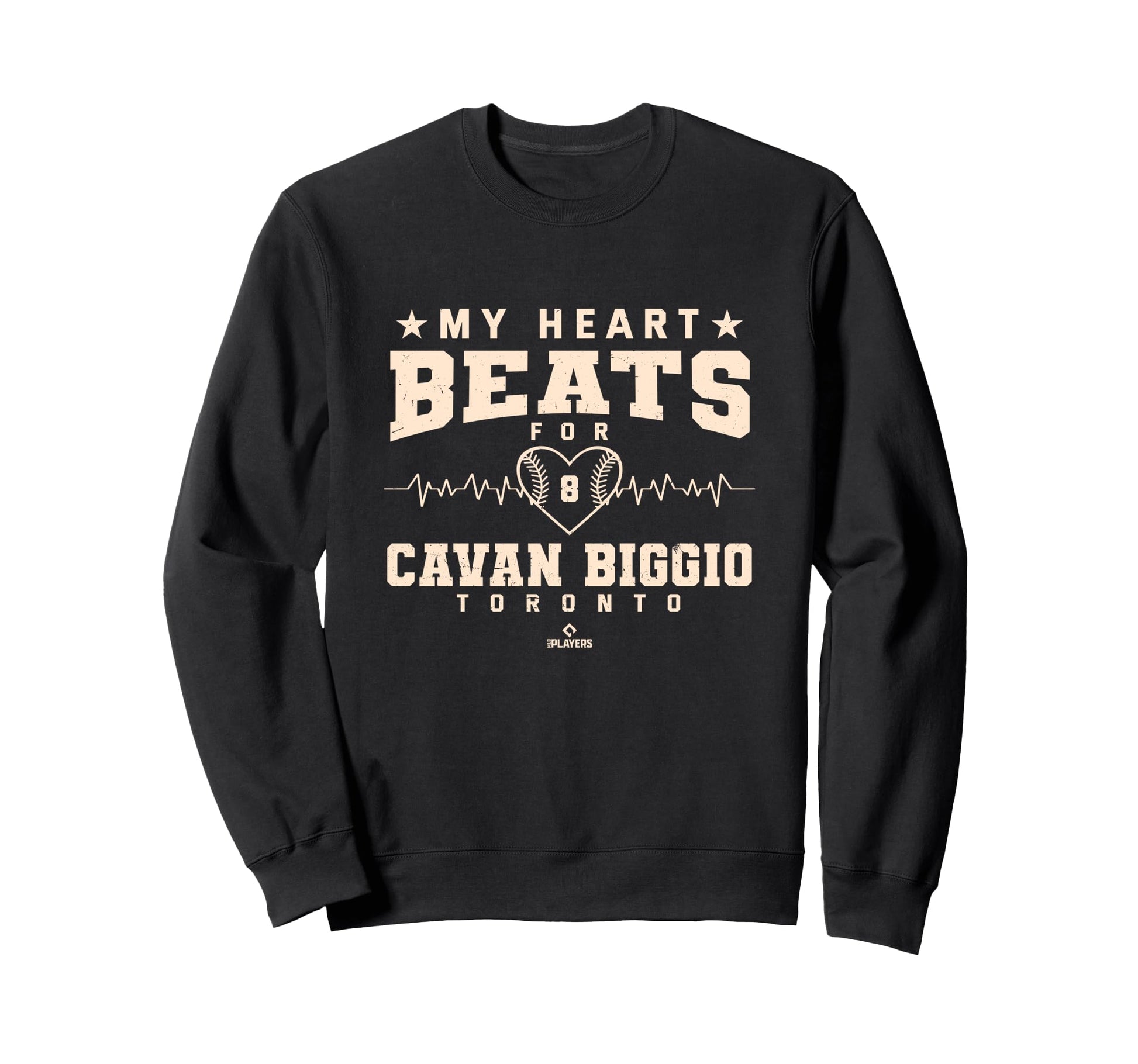 My Heart Beats Cavan Biggio Sweatshirt - Trendy Graphic Men Women - T-Shirt, Sweatshirt, Hoodie