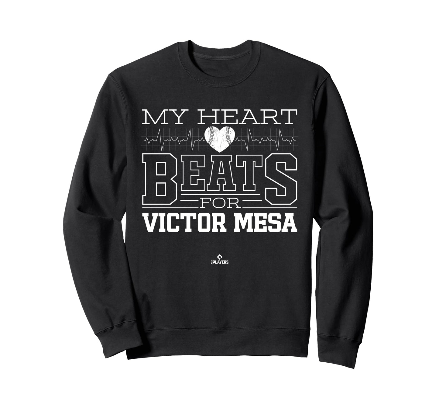 My Heart Beats Victor Mesa Prospect Sweatshirt - Aesthetic Graphic Unisex - T-Shirt, Sweatshirt, Hoodie