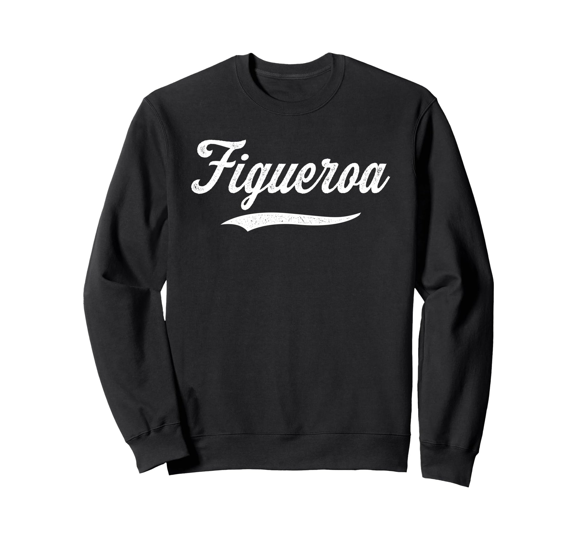 Distressed Script Jeferson Figueroa Sweatshirt - Trendy Graphic for Adults - T-Shirt, Sweatshirt, Hoodie