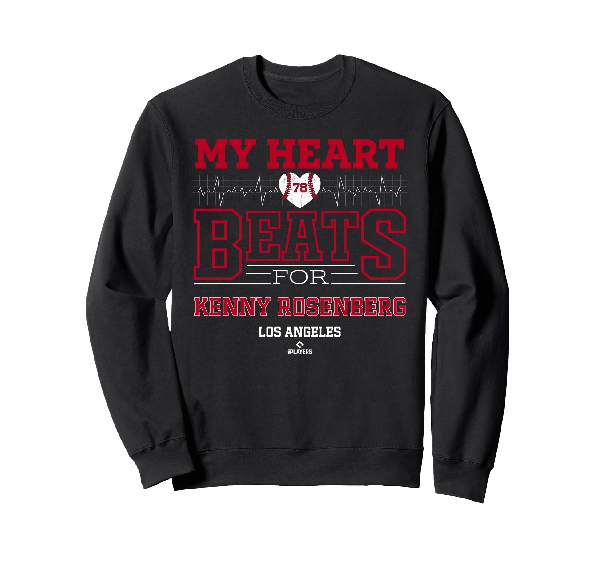 My Heart Beats Kenny Rosenberg Los Sweatshirt - Graphic Print Unisex - T-Shirt, Sweatshirt, Hoodie